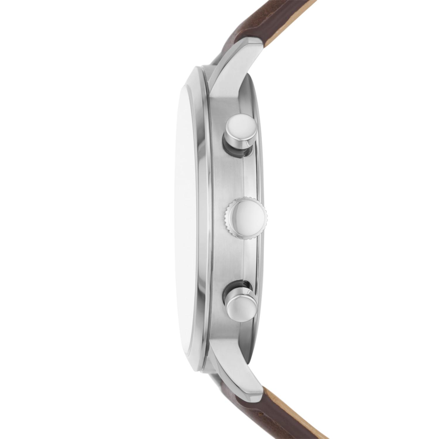 Fossil Luther Chronograph Brown Leather 