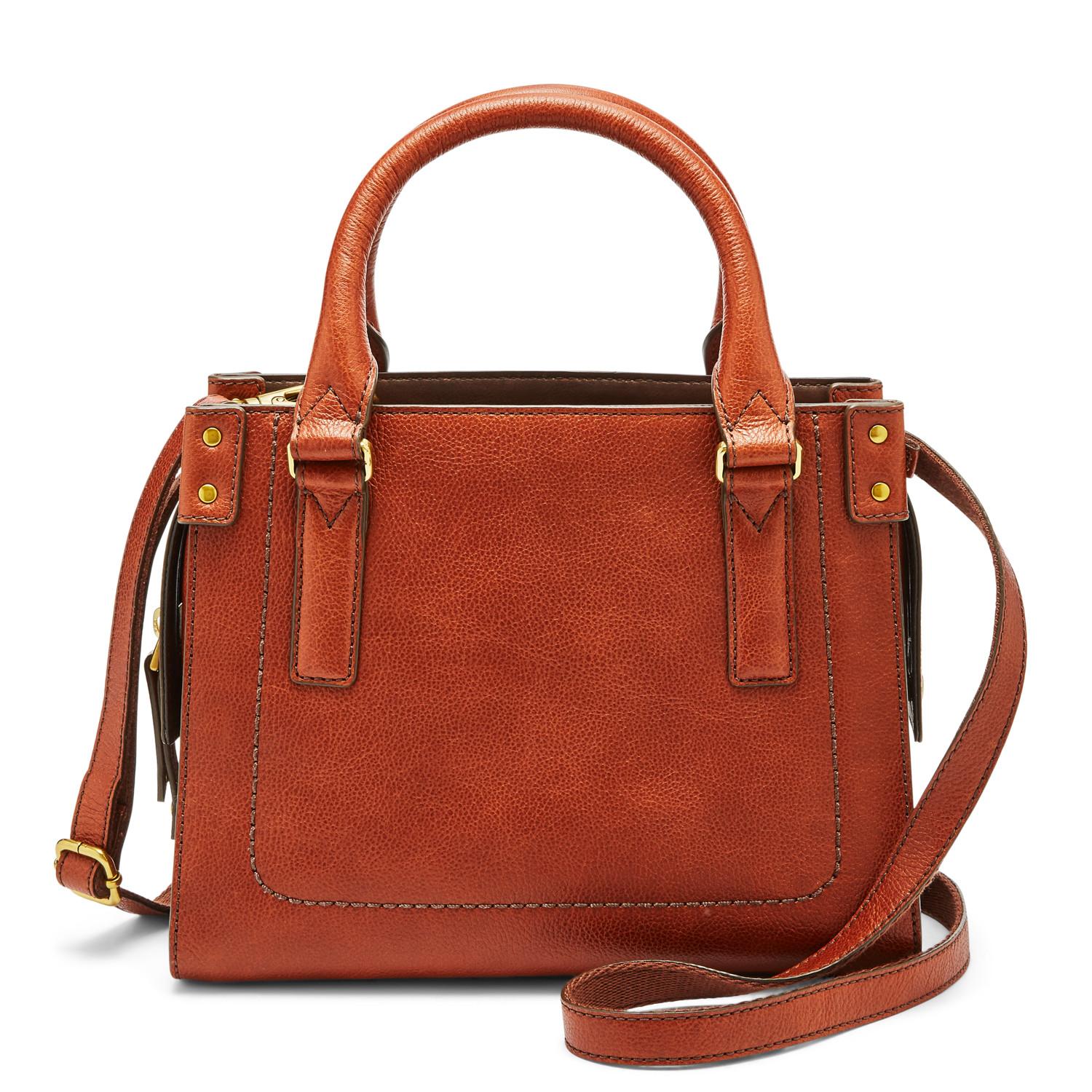 fossil claire backpack brandy