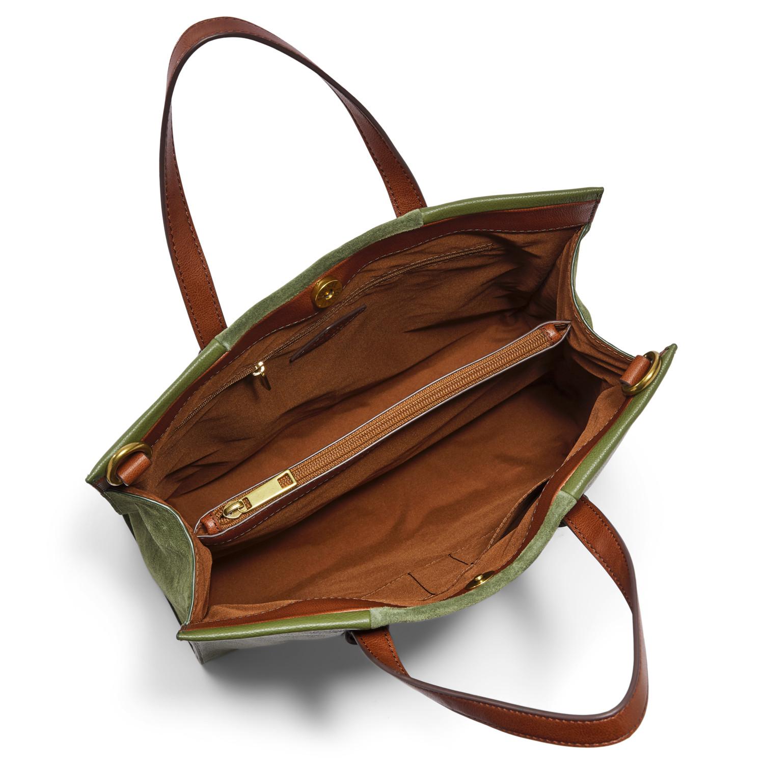 Fossil Leather Kingston Tote Lyst