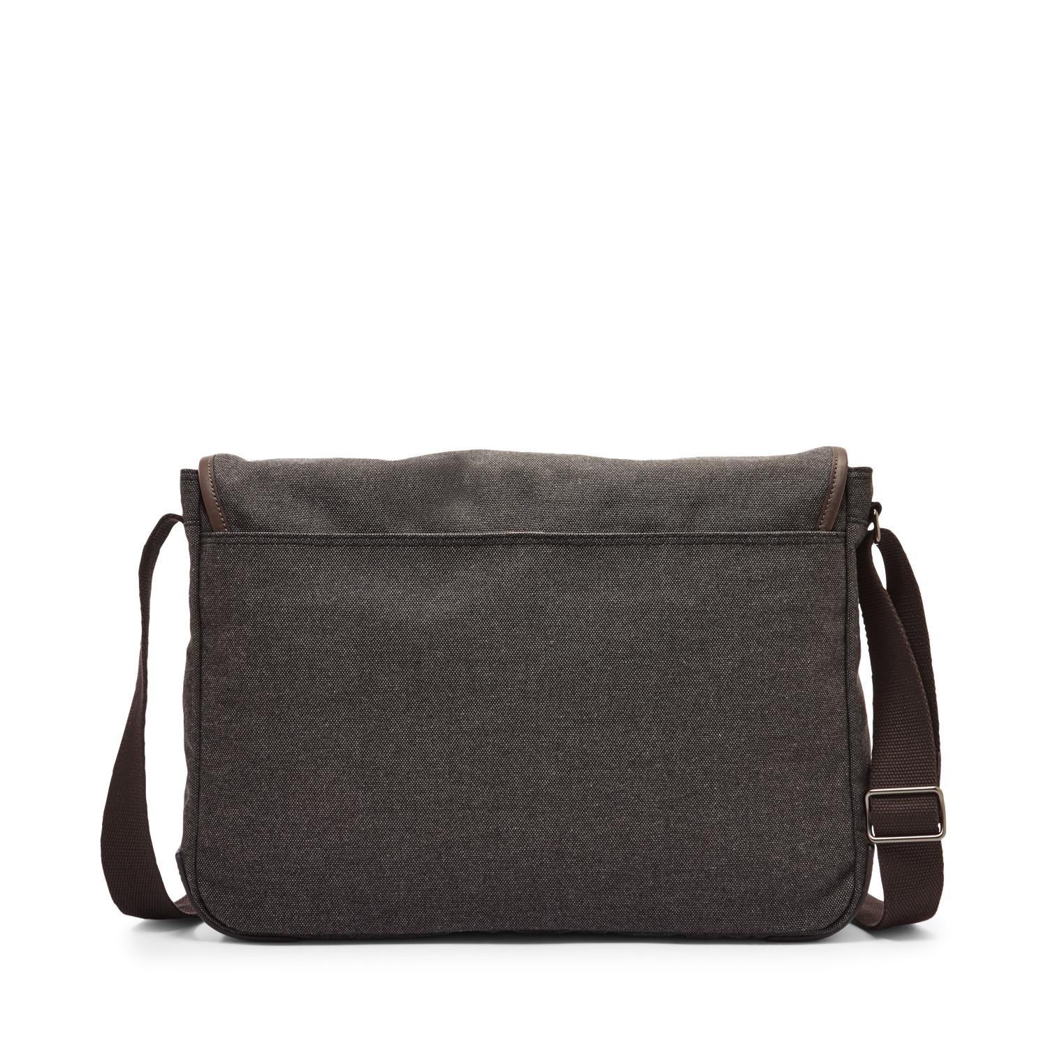 Fossil Men's Buckner Nylon Messenger Bag IUCN Water