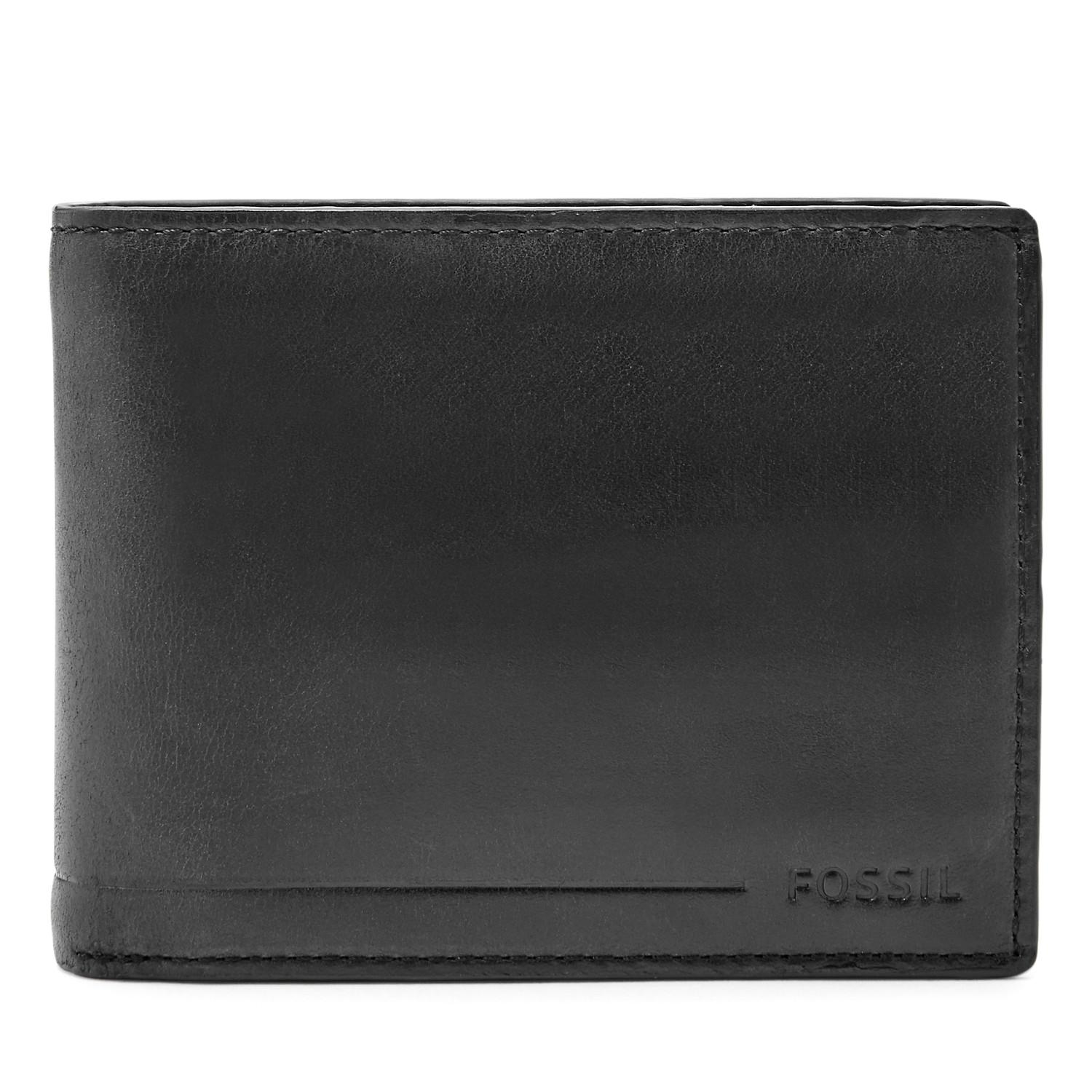 Fossil Leather Allen Rfid International 