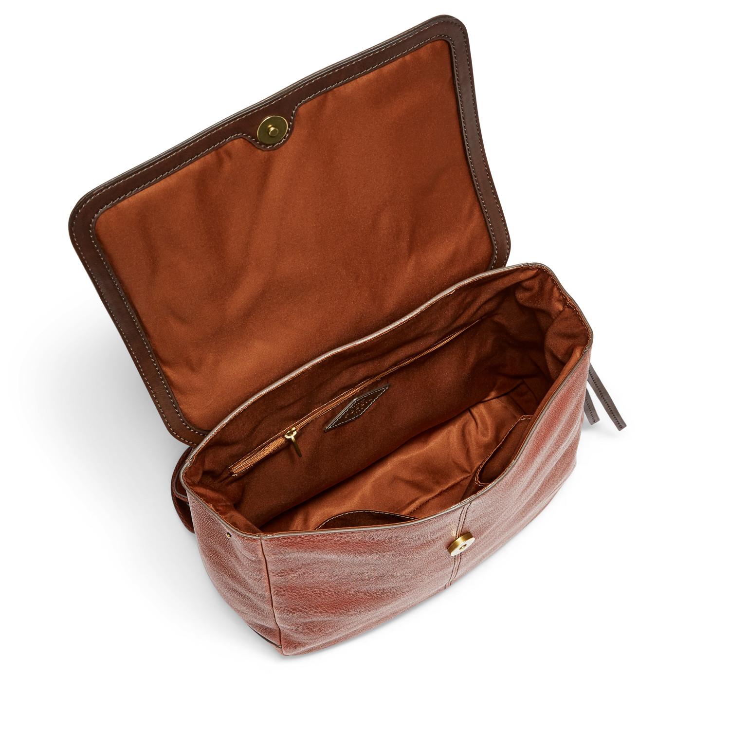 Fossil Leather Claire Backpack Handbags Brandy Lyst