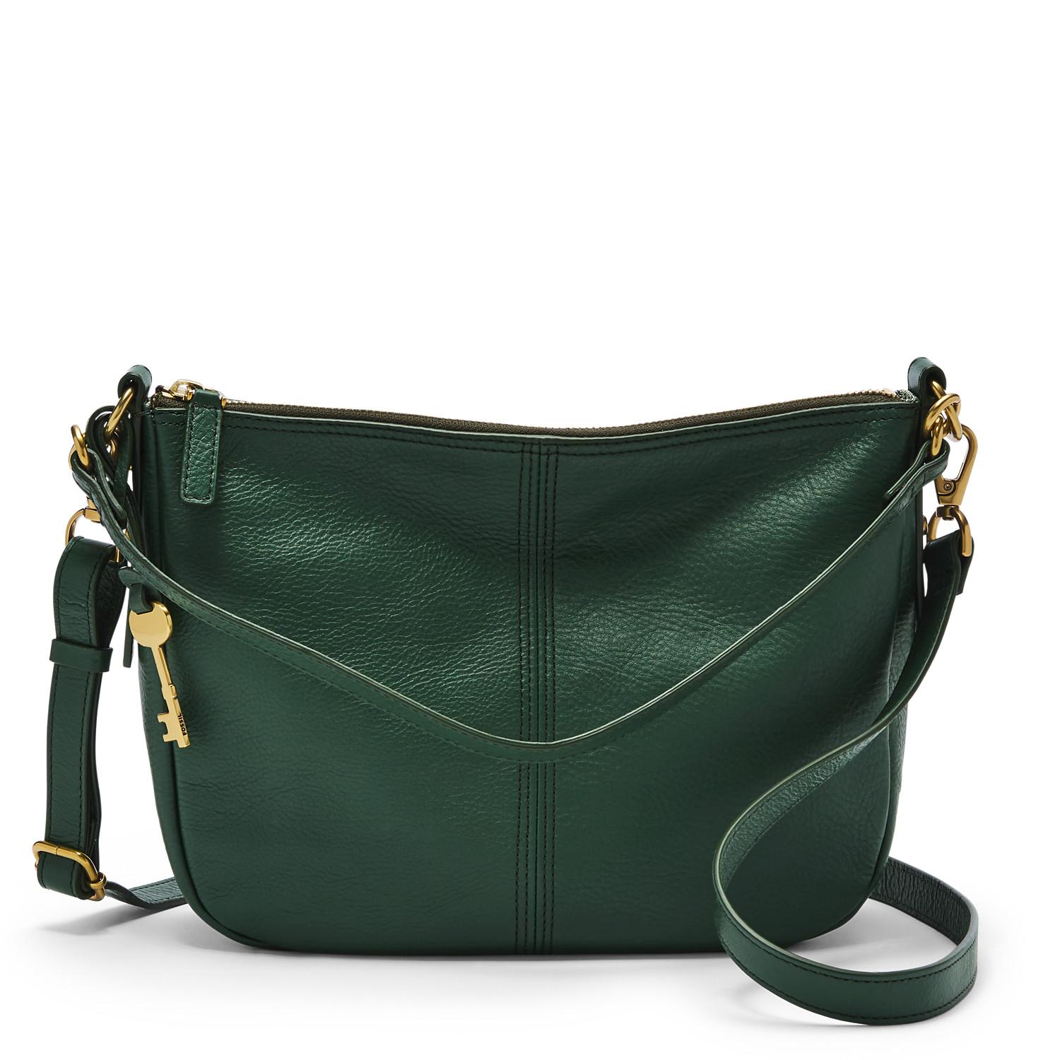 Fossil Jolie Leather Crossbody Purse Handbag in Green Lyst