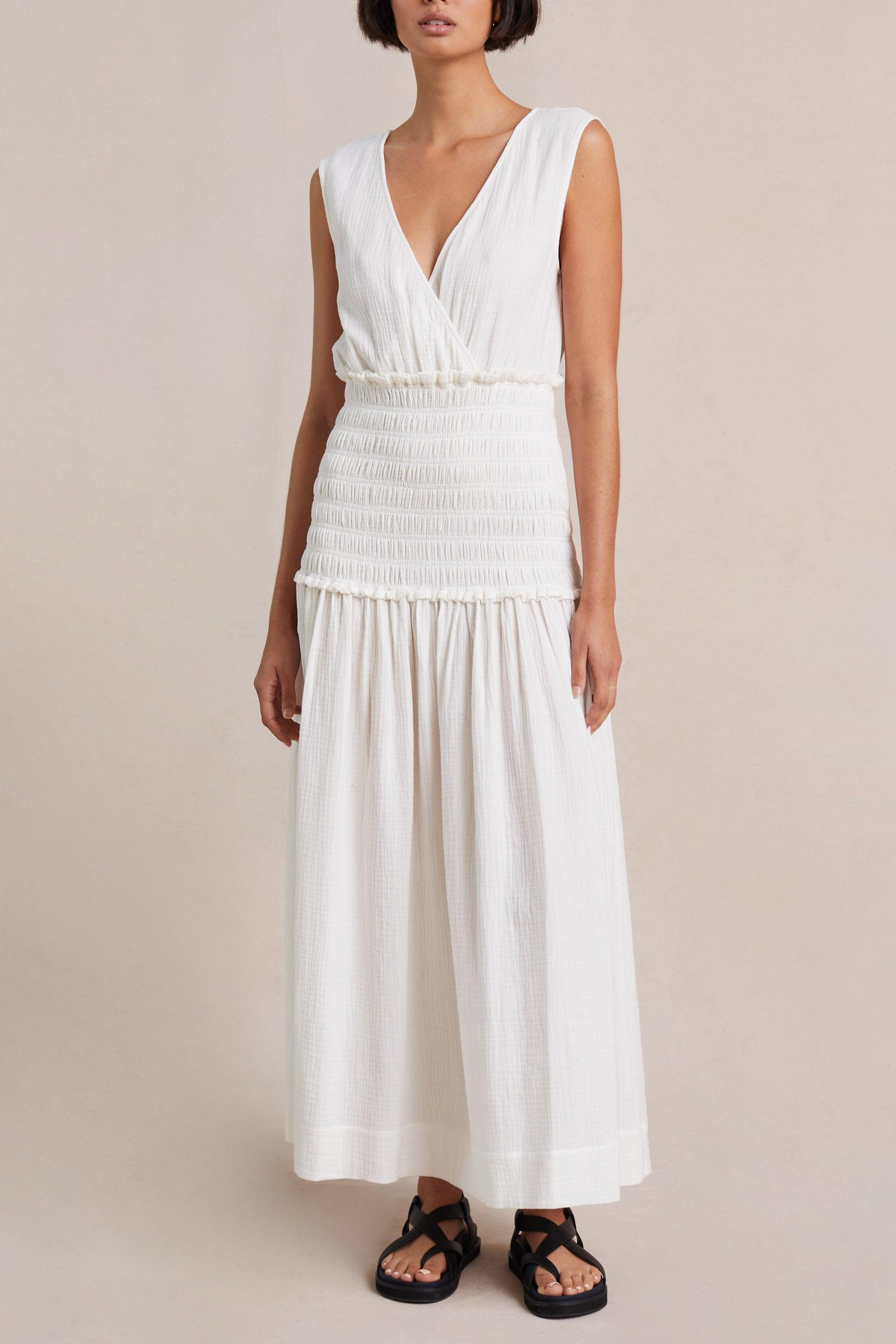 Bec \u0026 Bridge Cotton Aleah Shirred Dress 
