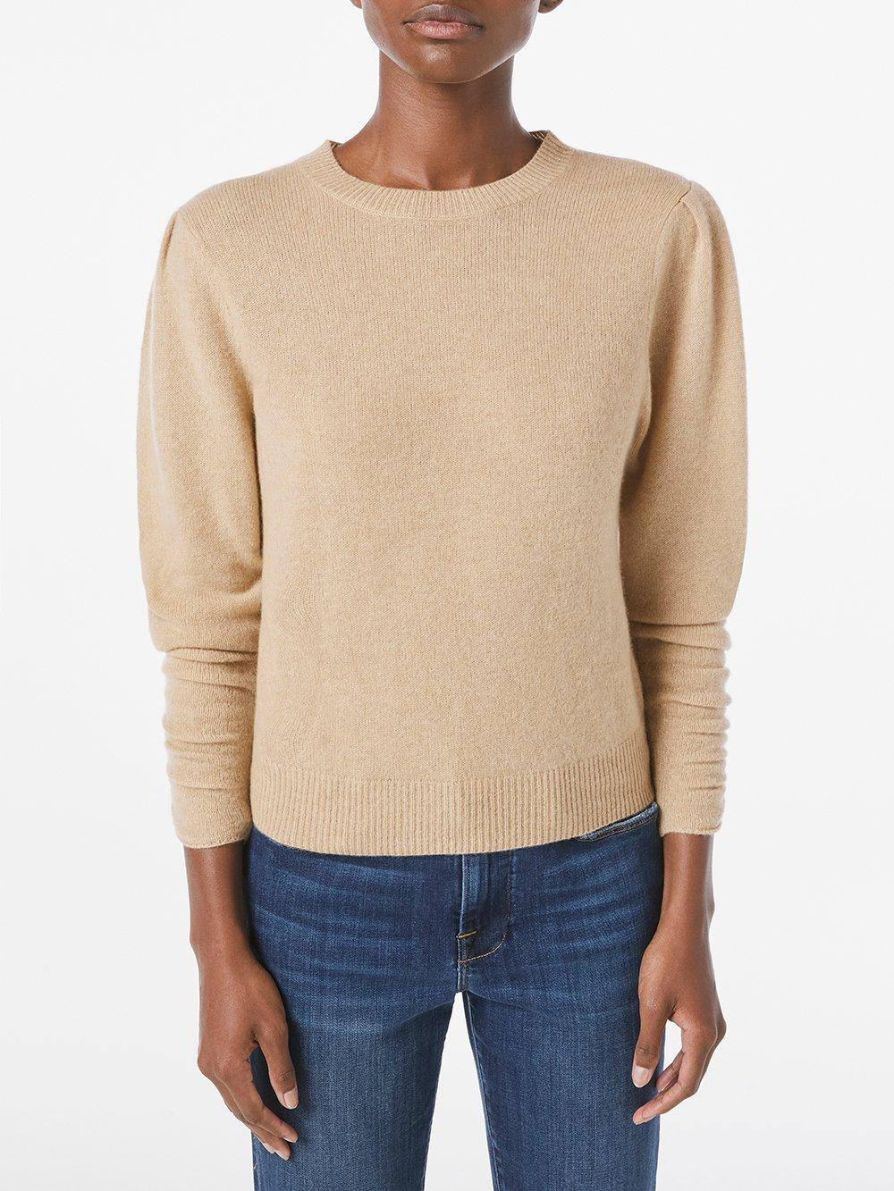 FRAME Cashmere Gabby Sweater in Caramel 