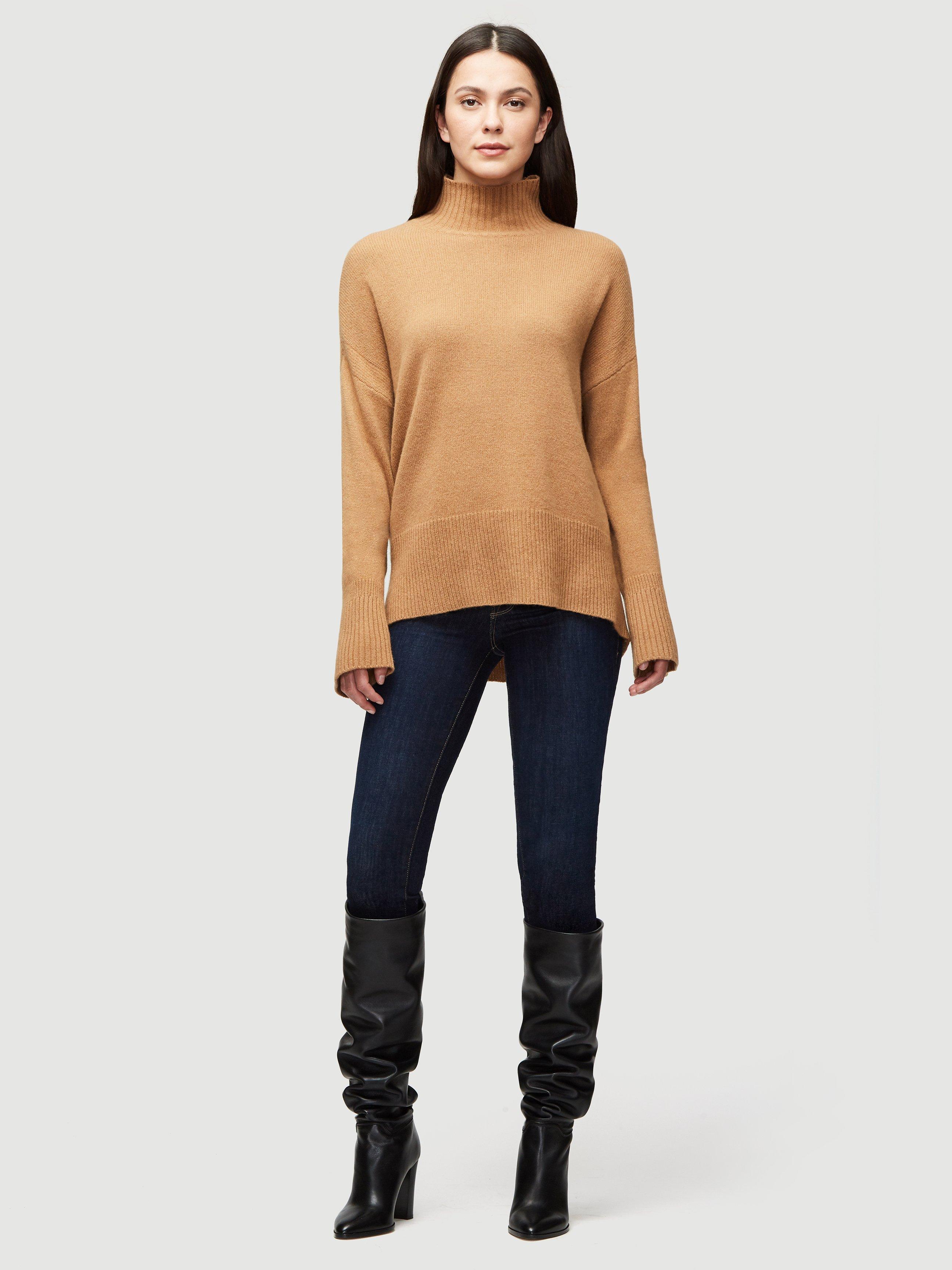 low turtleneck sweater