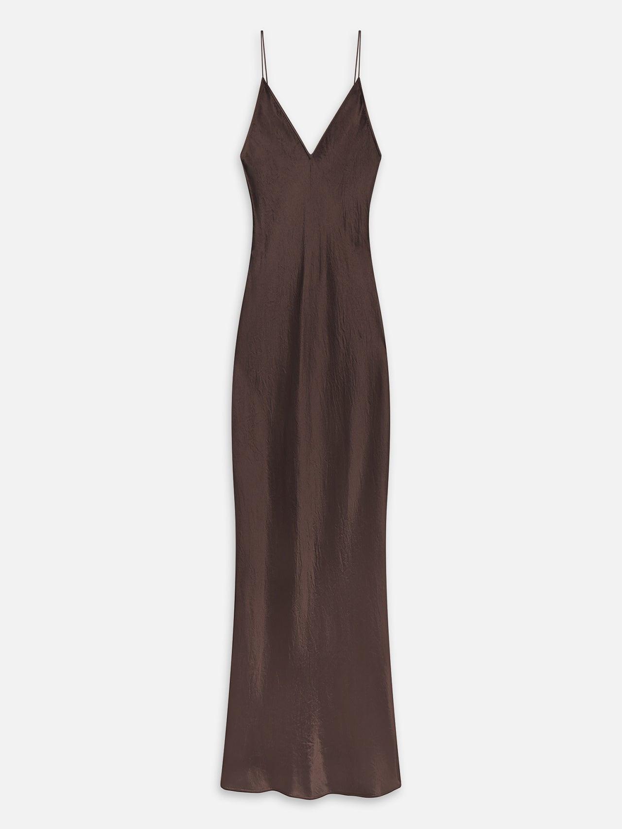 frame brown dress Dresses for Women data--sub_category2:Button-Ups Farm Rio Active Organic Color:Full Pearl Model wearing size medium