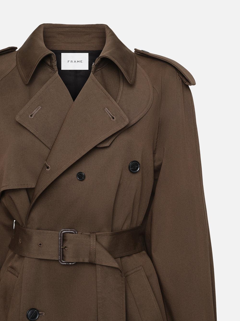 FRAME Classic Trench in Brown | Lyst FRAME Classic Trench in Brown | Lyst