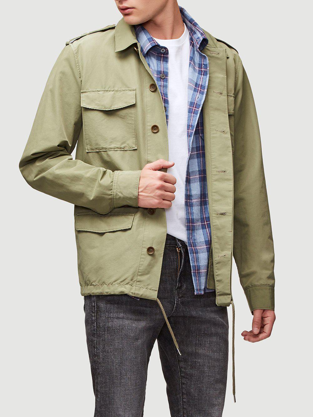 slim fit army jacket