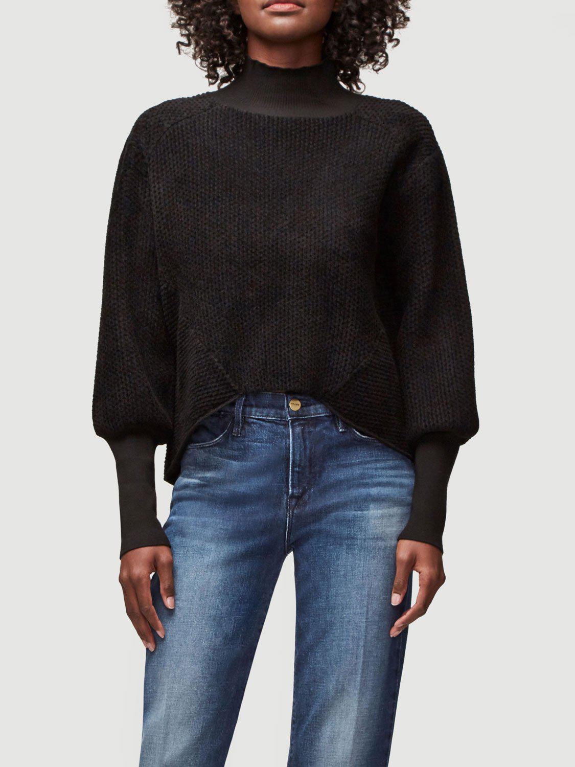 frame chenille sweater