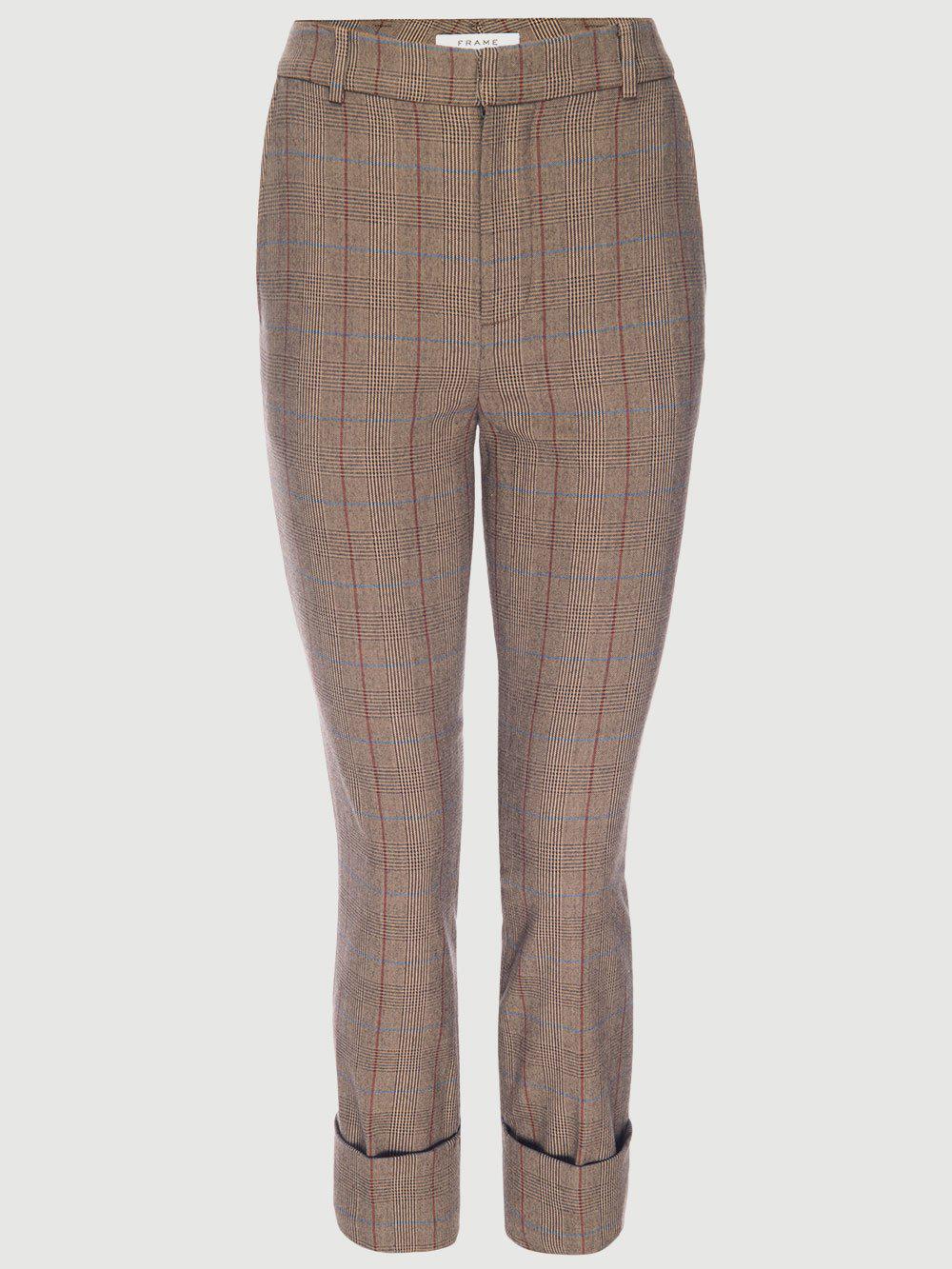 frame plaid pants