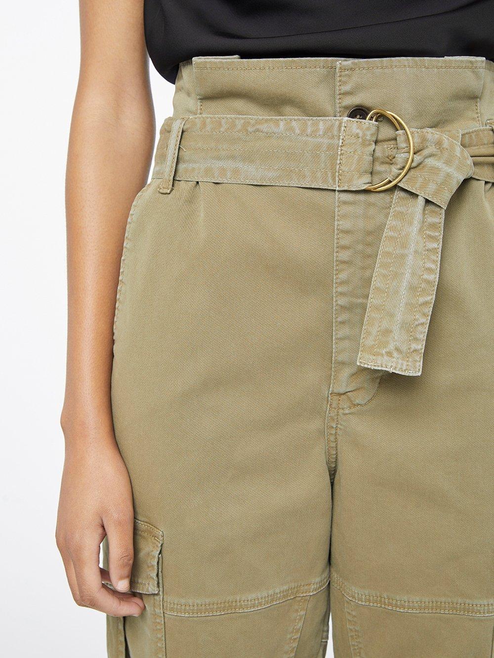 FRAME Denim Safari Belted Pant | Lyst