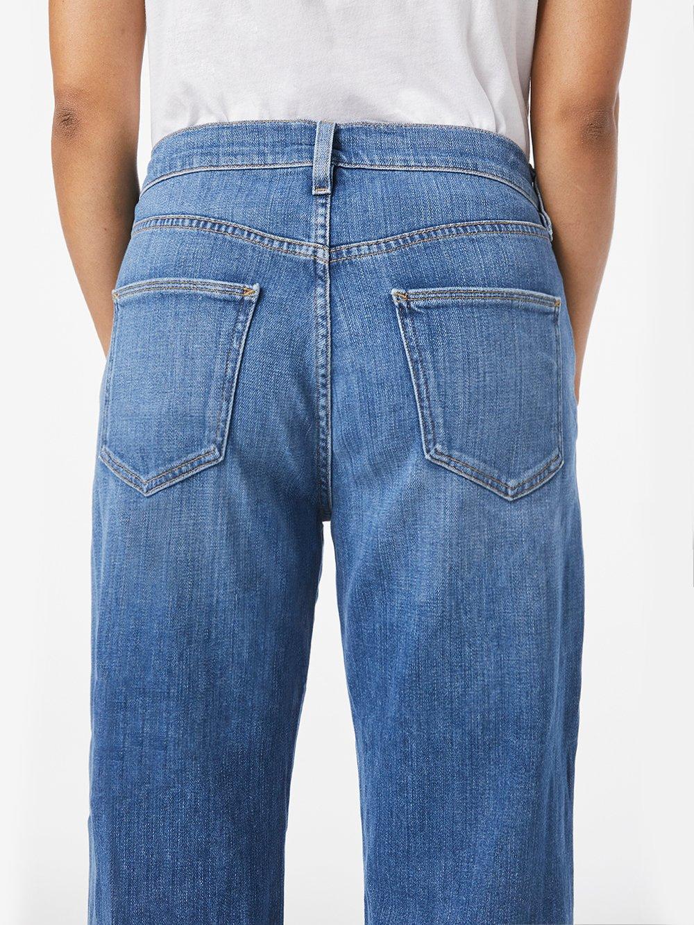 Frame Le Pixie Baggy Jean In Blue Lyst Frame Le Pixie Baggy Jean In Blue Lyst
