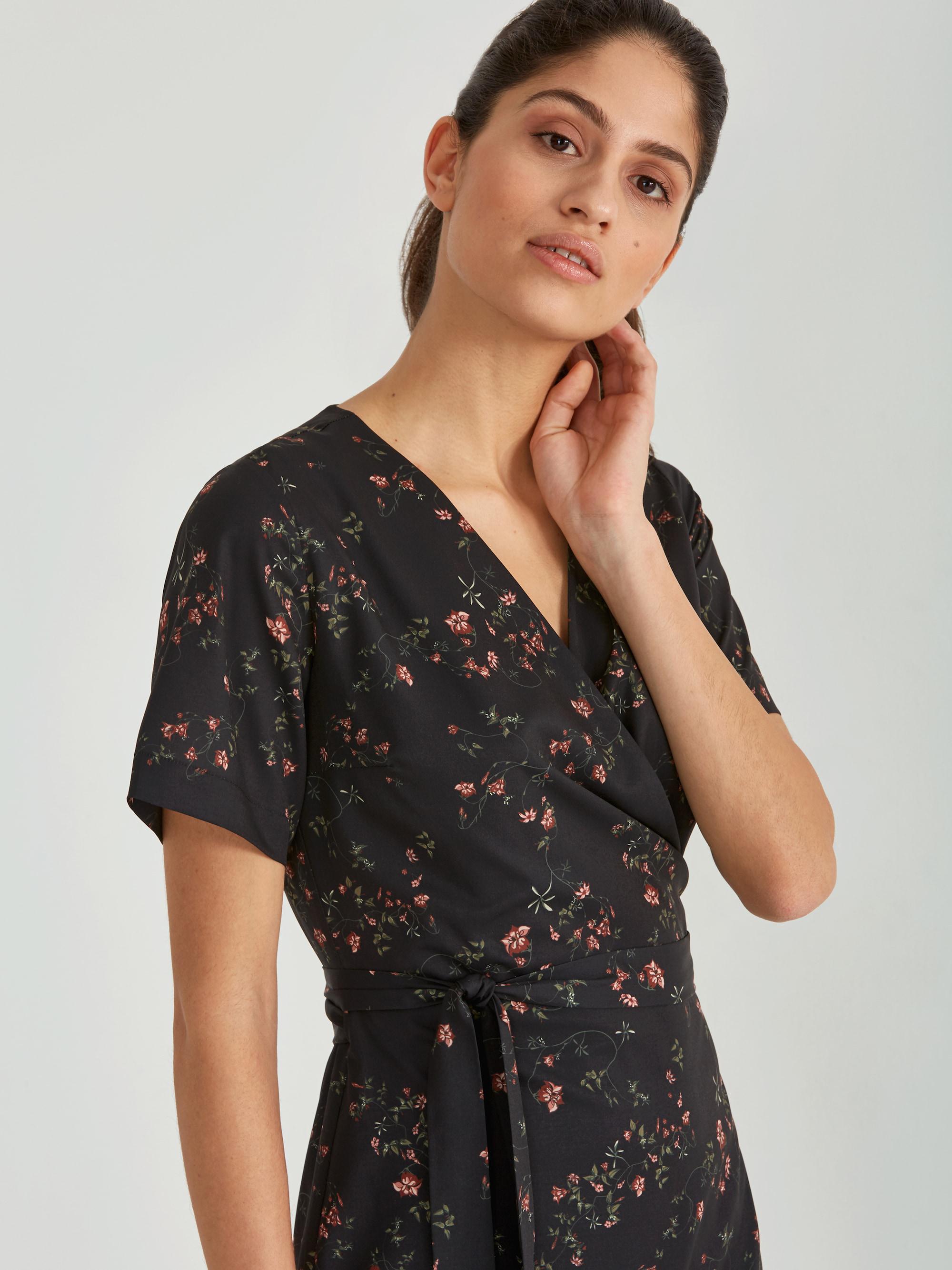frank and oak wrap dress