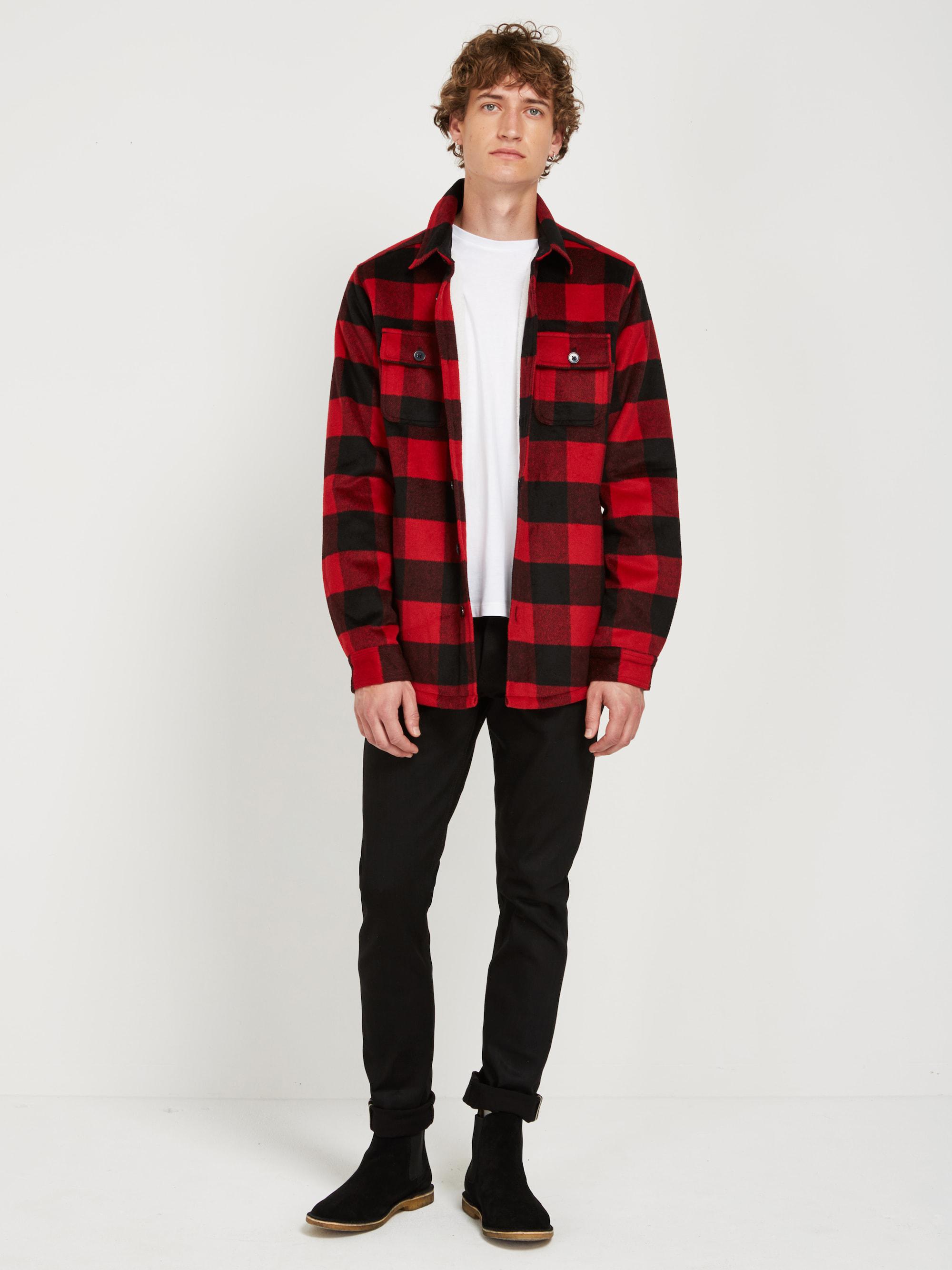 Frank And Oak Sherpa Lined Wool-blend 