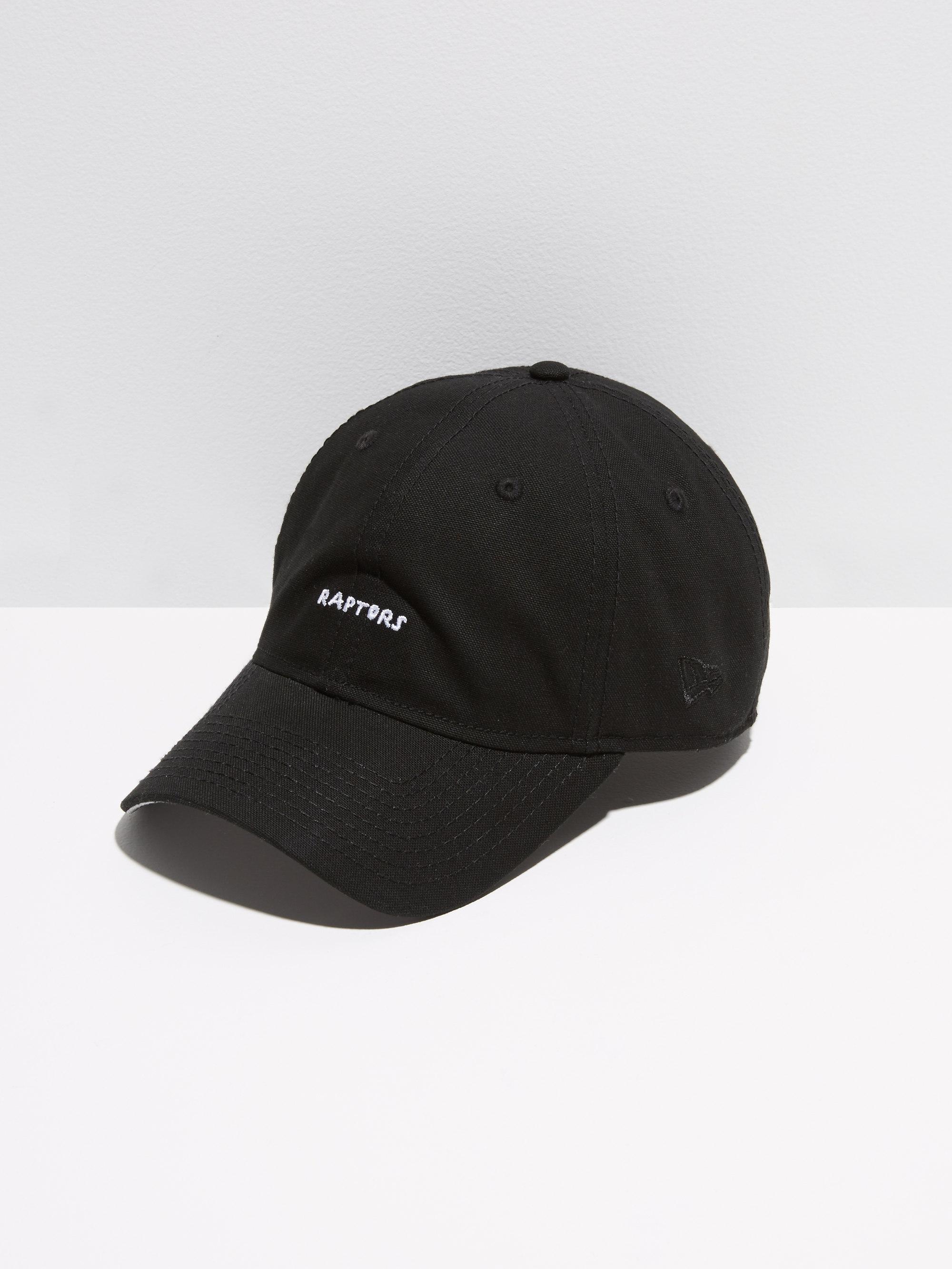 Frank And Oak Cotton Toronto Raptors Special Edition Cap In Black