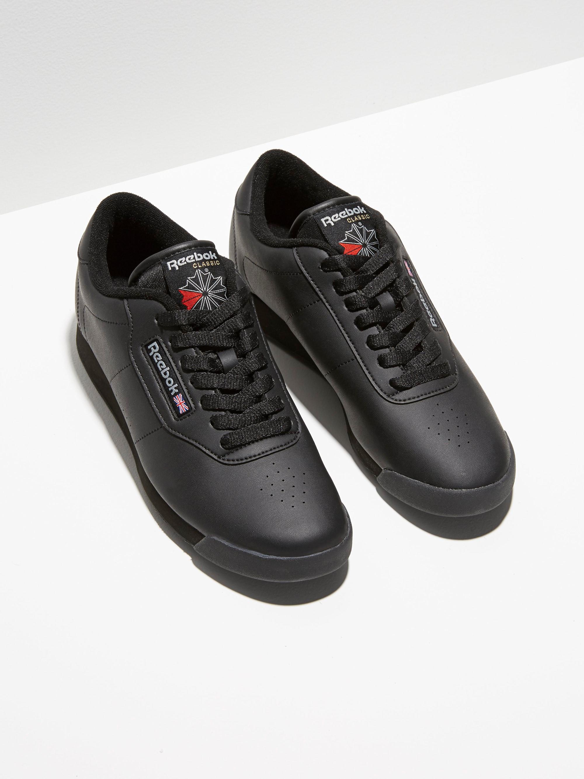 reebok princess black leather