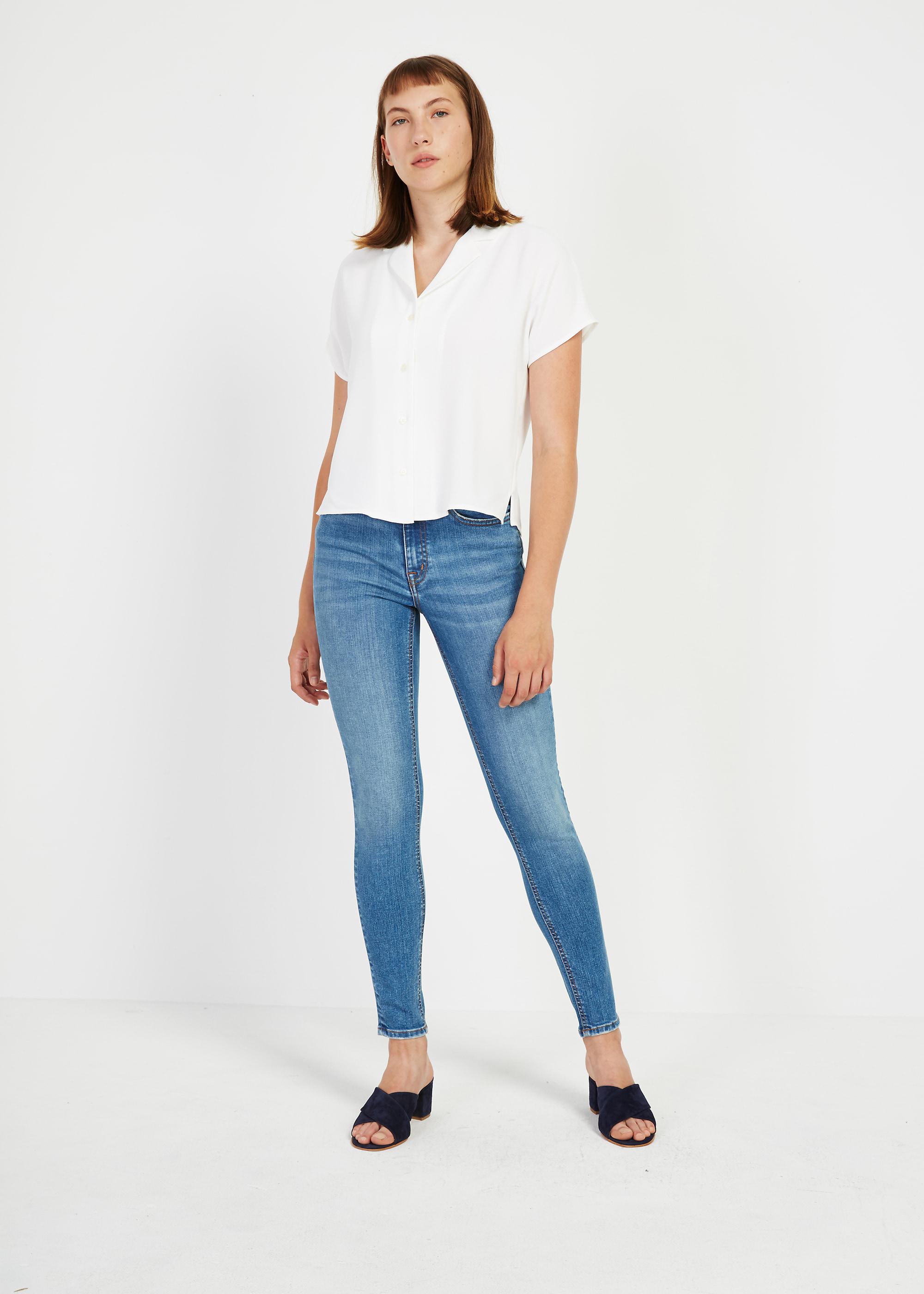 High-waisted Skinny Jean in Indigo 