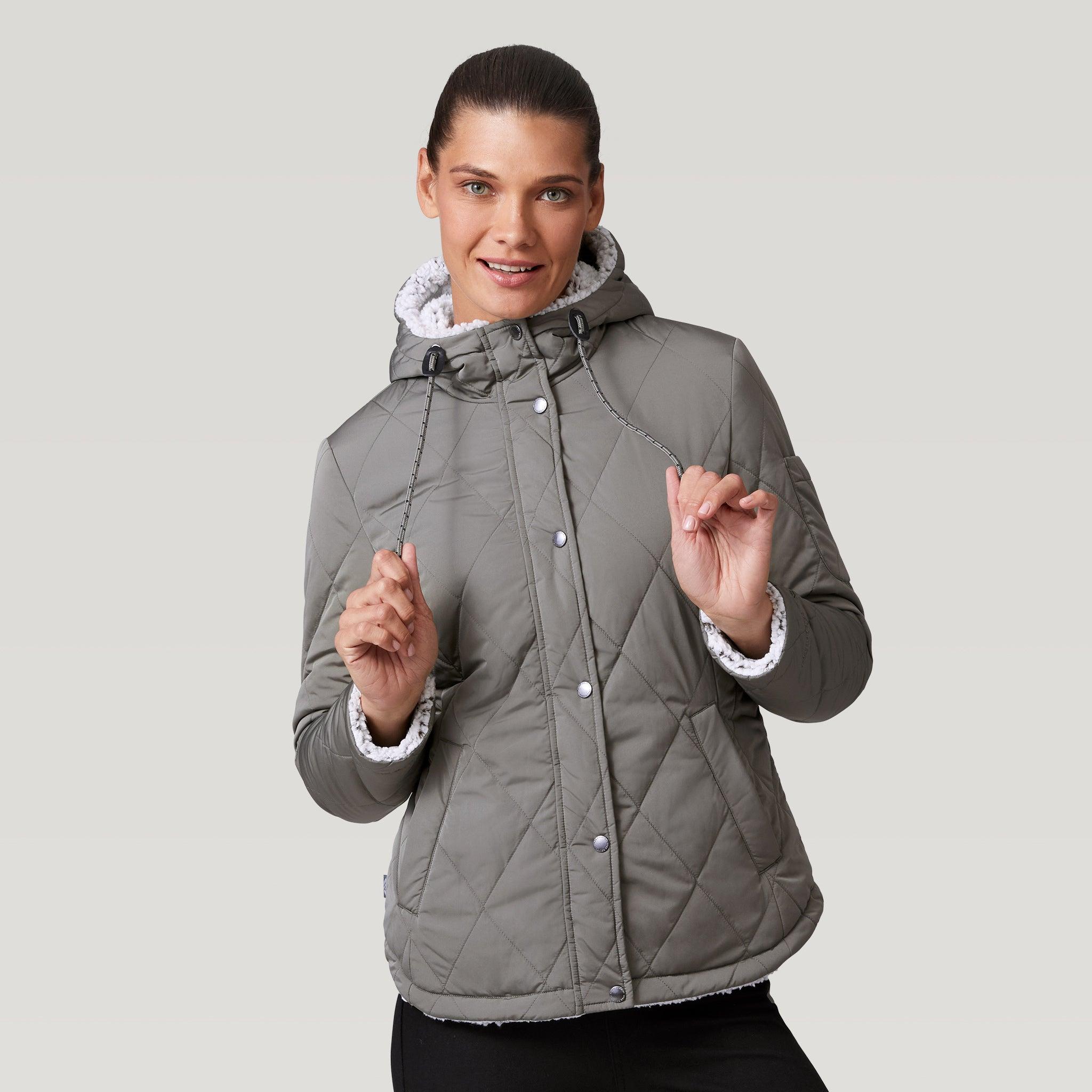 Free Country Stratus Lite Reversible Jacket in Gray | Lyst