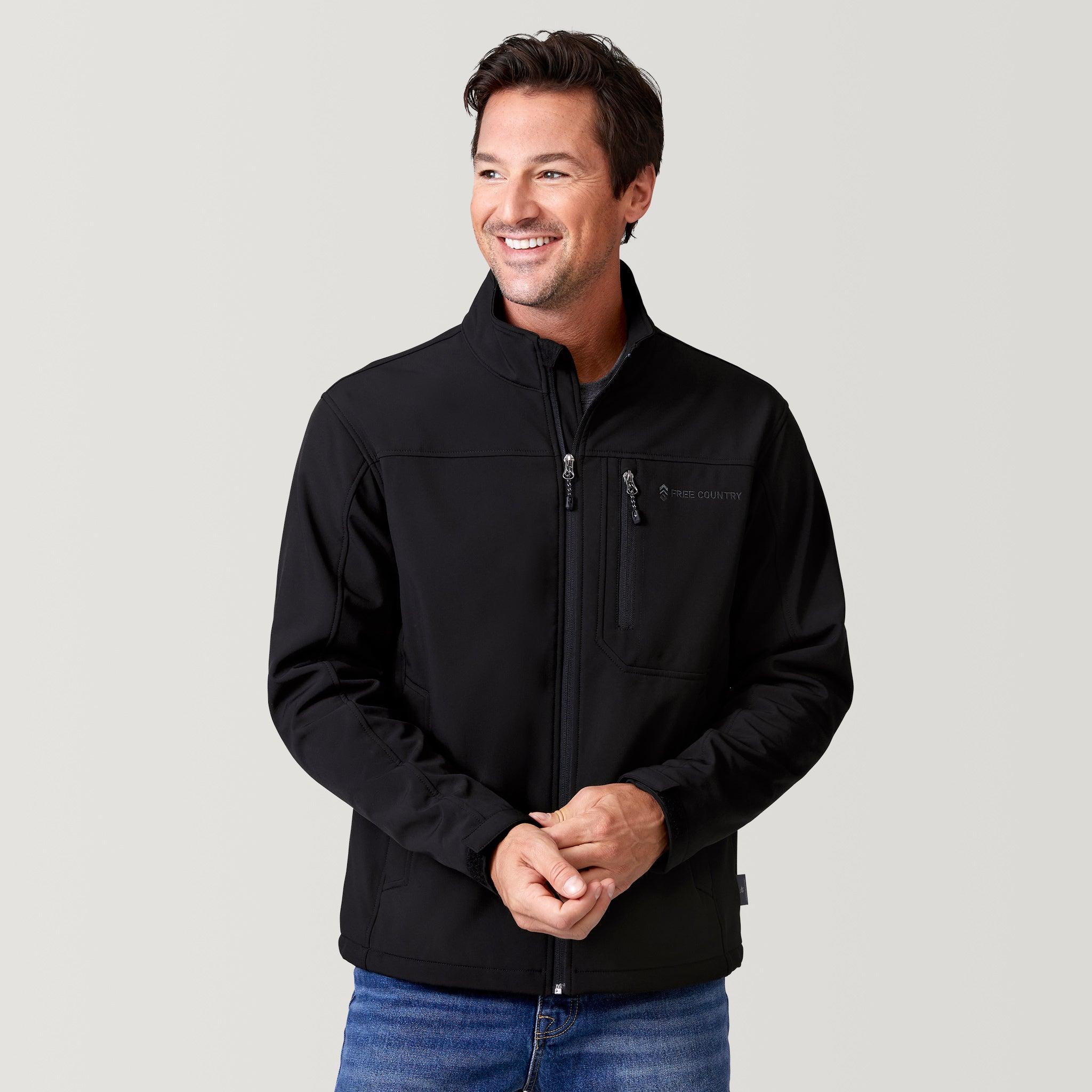 Free Country Journeyman Flex Super Softshell® Jacket in Black for Men