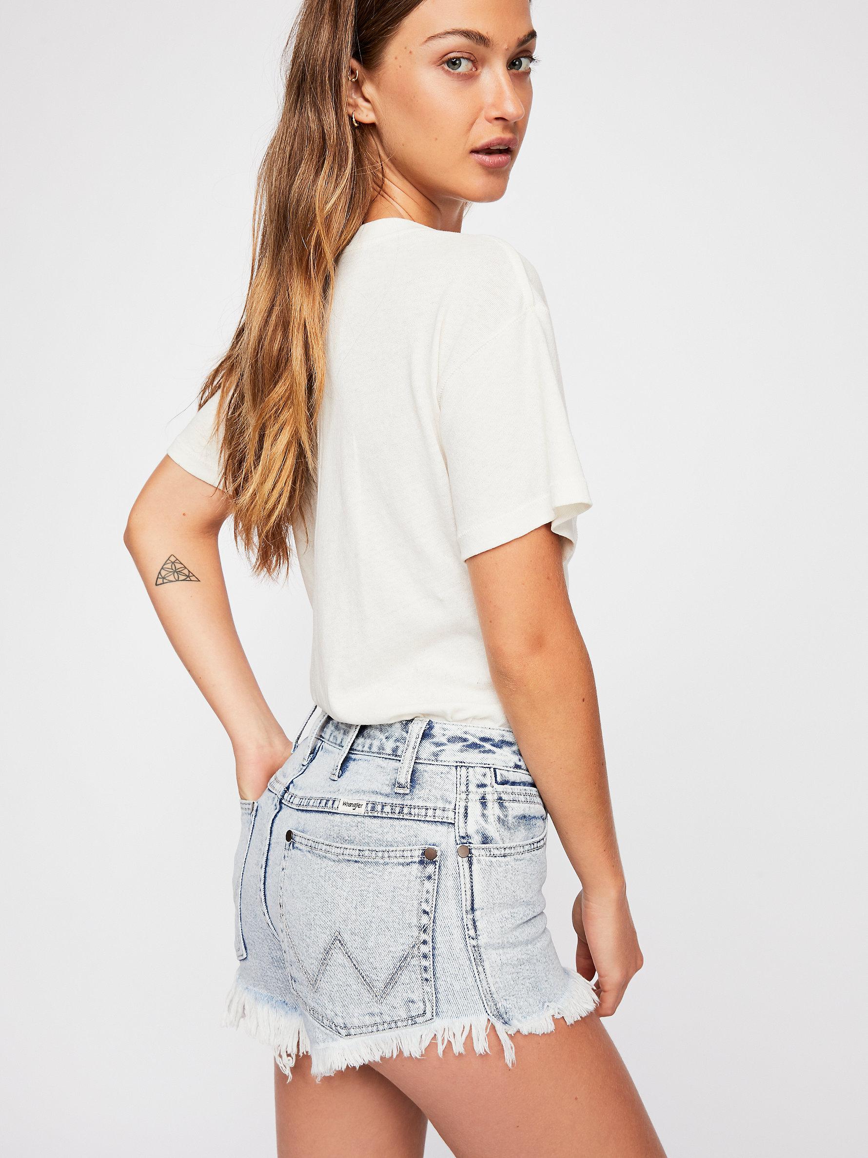 free people wrangler shorts