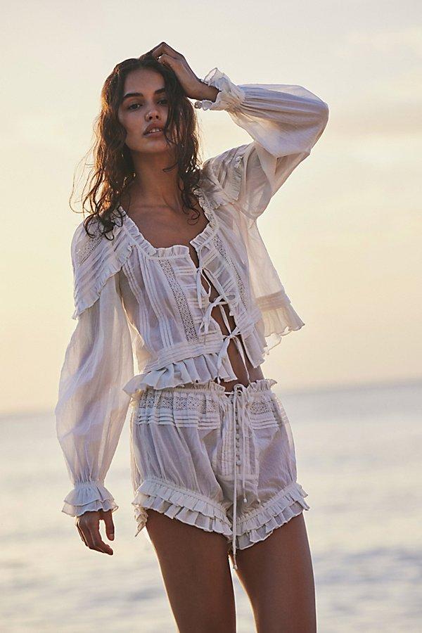 Free People Florence Bed Jacket Set Lyst