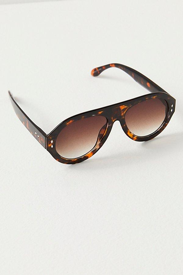 Transparent Free People  River Sunglasses Tortoise Elisa Johnson Sunglasses: Keep or Return Decision | TikTok main image 3