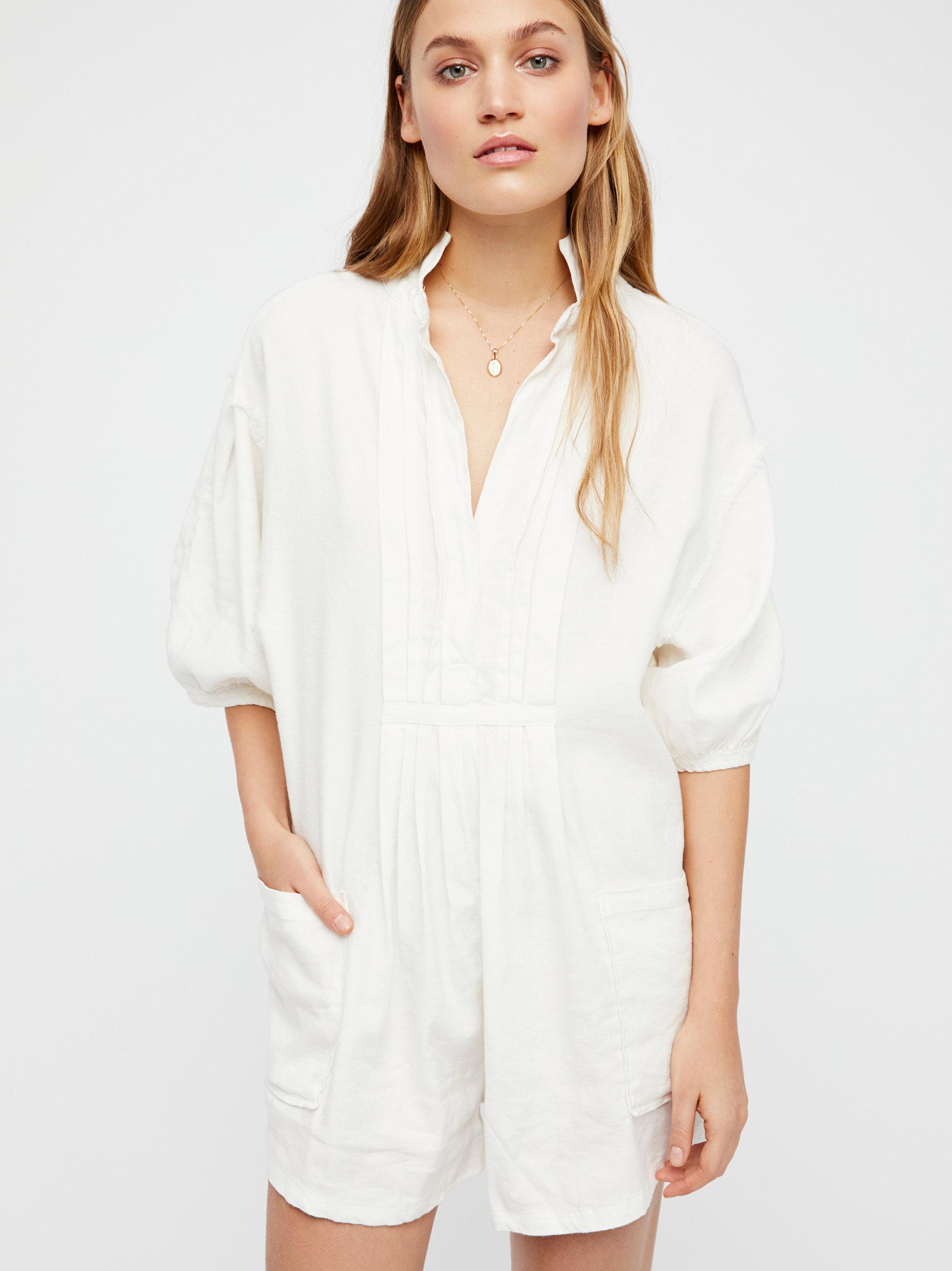 white jumpsuit free people