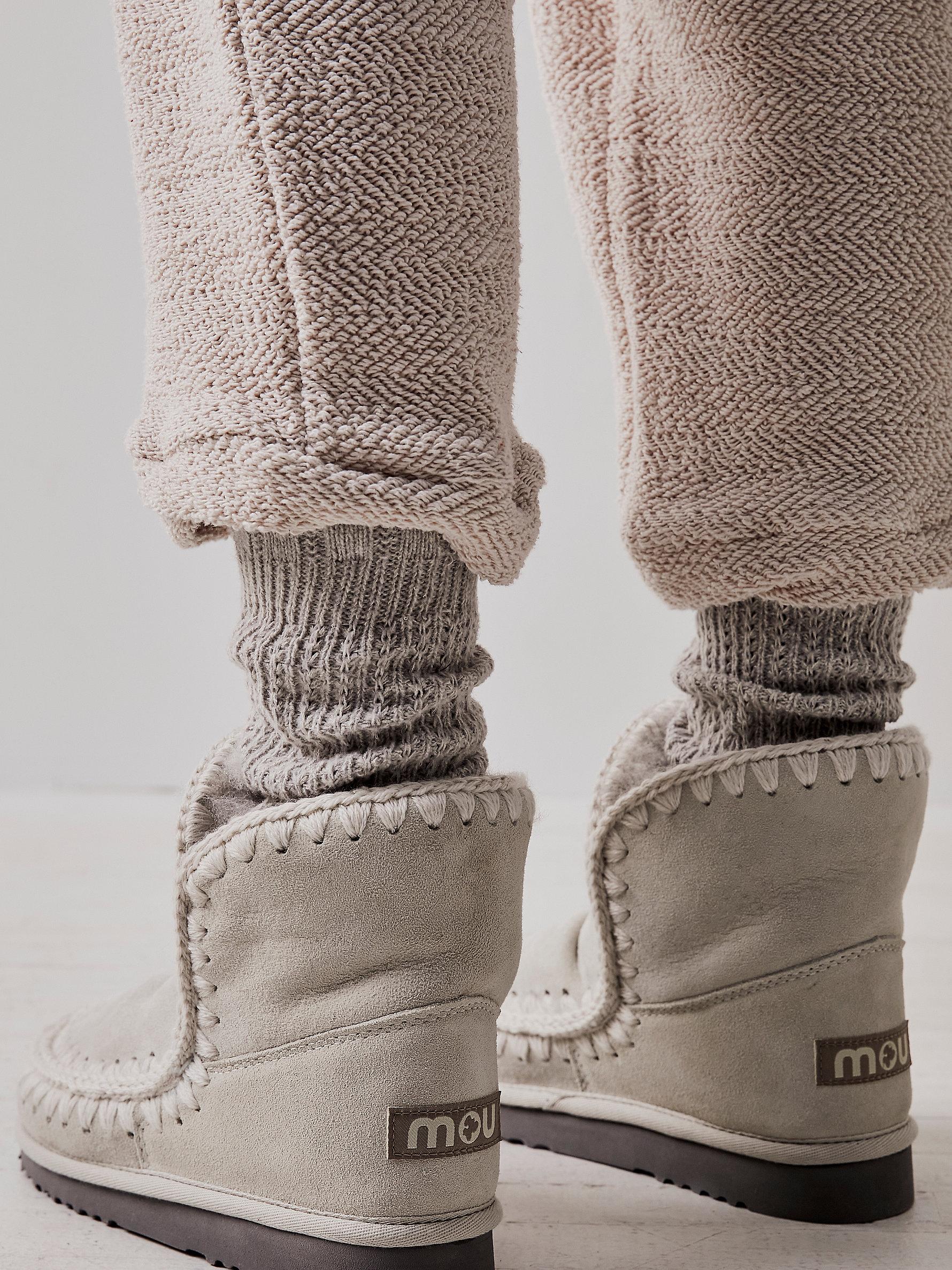 Free People Mou Glacier Boots in Gray | Lyst