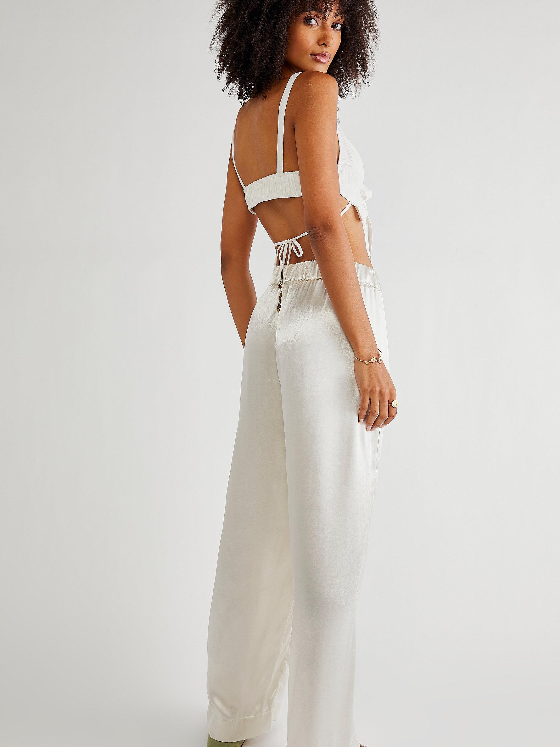 Free People Good Days Satin Trousers