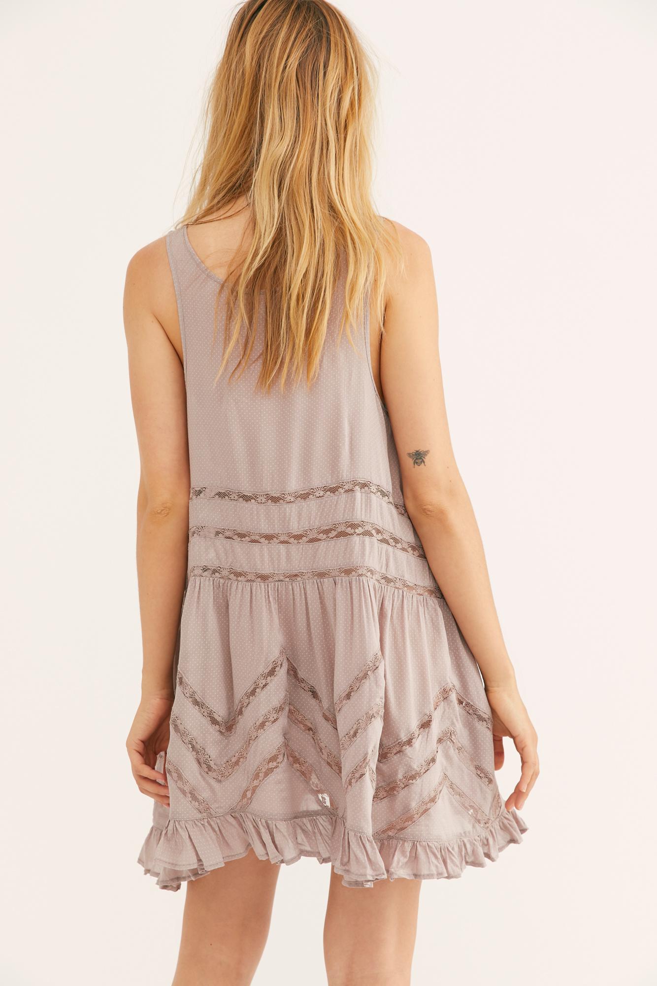 voile and lace trapeze slip nordstrom