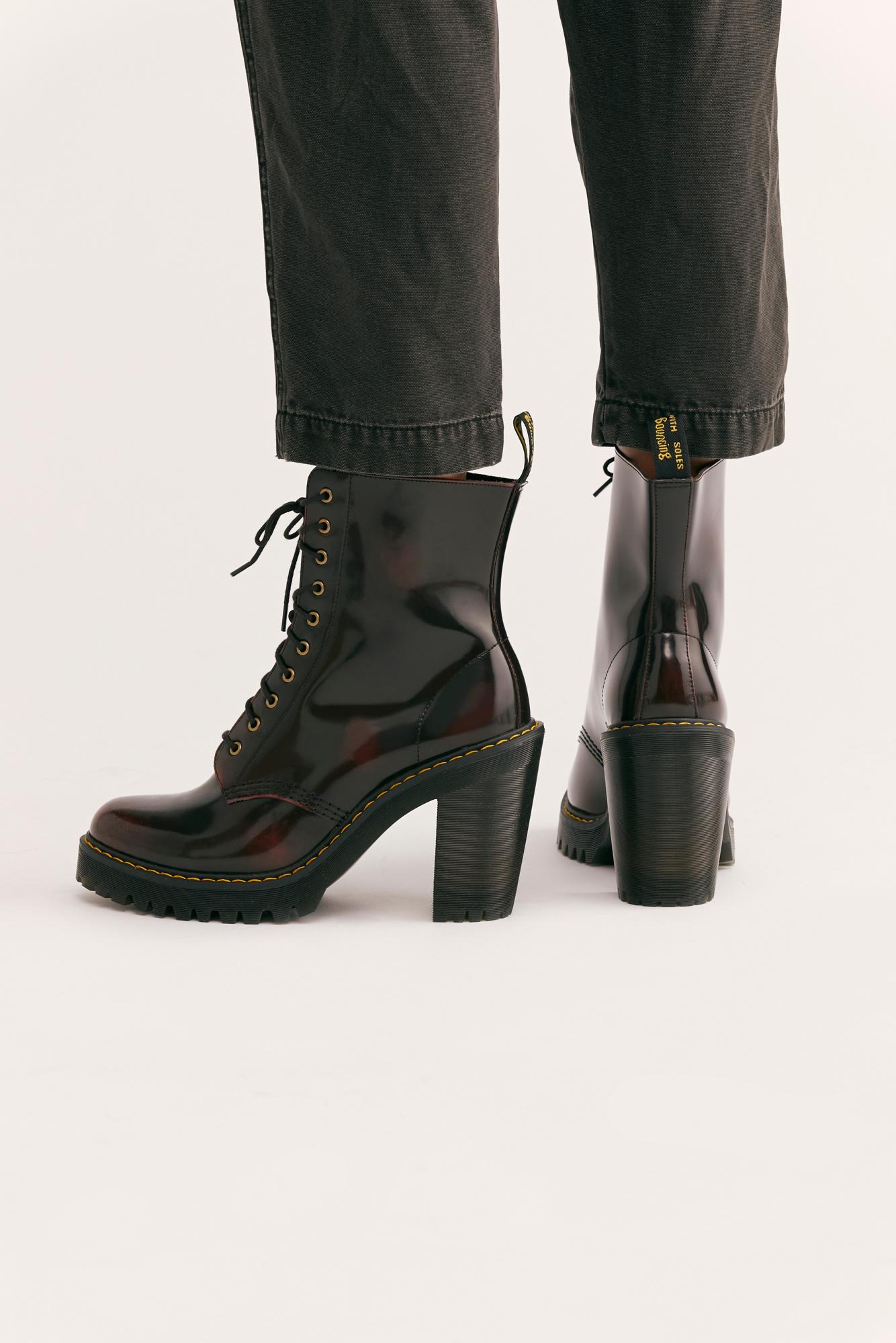 dr martens kendra boots cherry