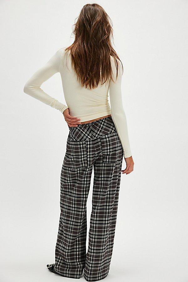 Free People ★ Hudson Canyon Plaid Pants Free People Hudson Canyon Printed Plaid Pants | Depop