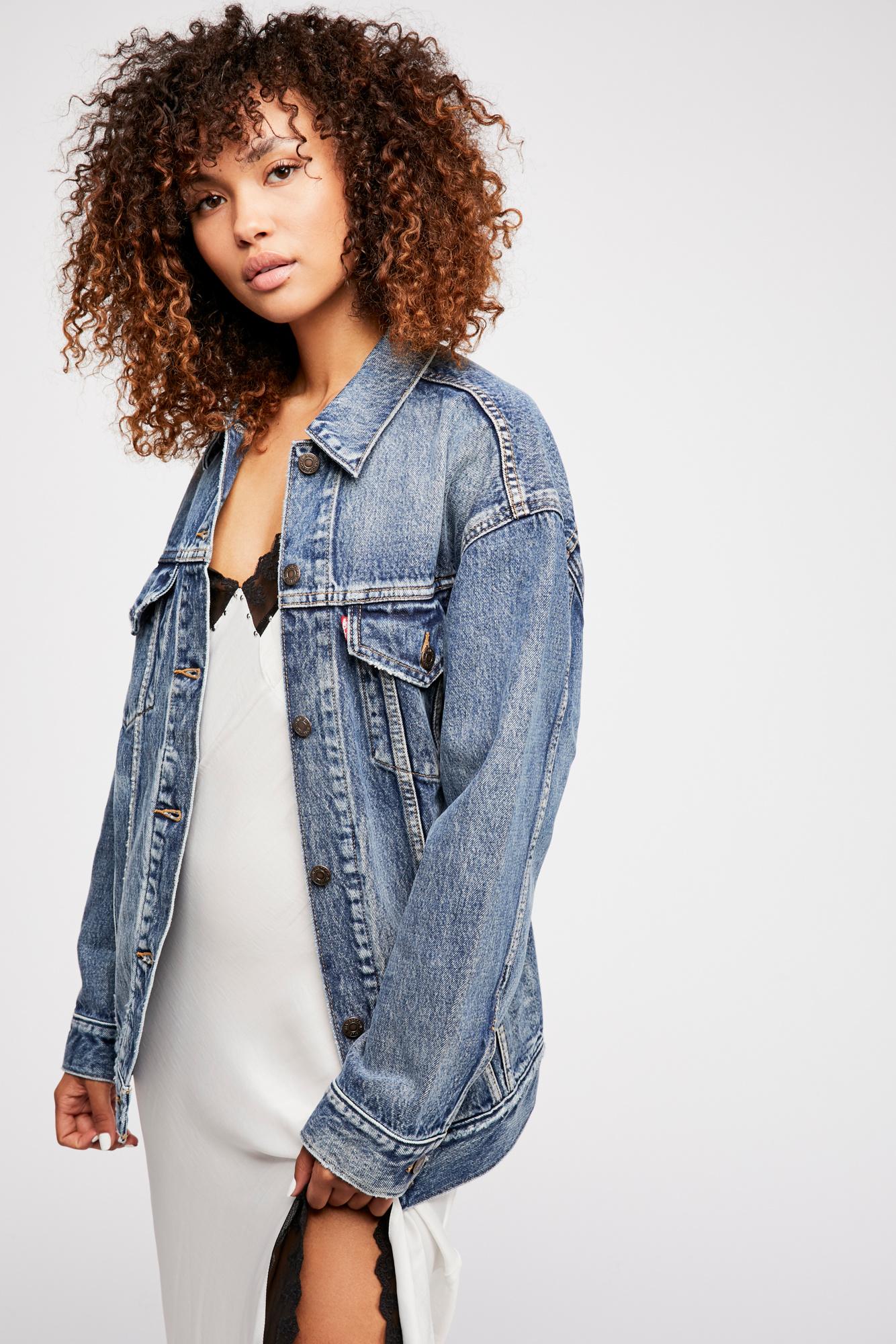 levi's baggy denim jacket