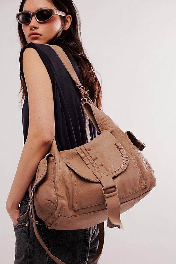 Free People Leigh Distressed Tote in Brown Lyst UK - Main Image