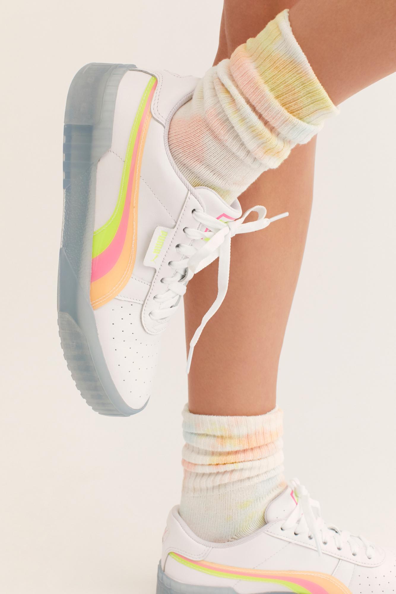 cali neon iced women's sneakers