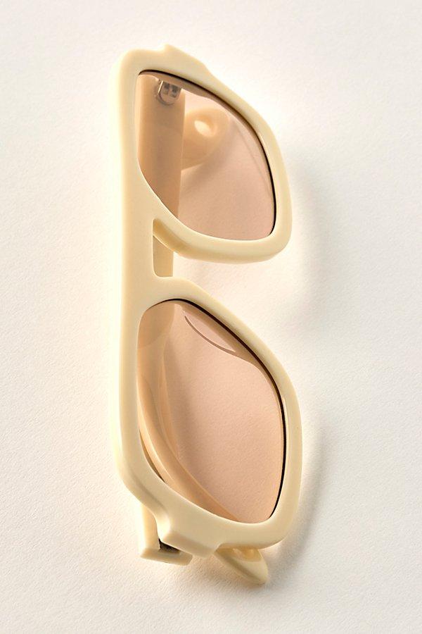 Elisa Johnson Jane Aviator Sunglasses in White | Lyst display picture 3