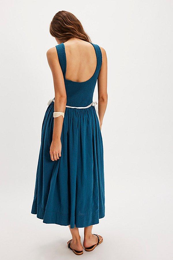 free people blue dress sale Omi Maxi Dress