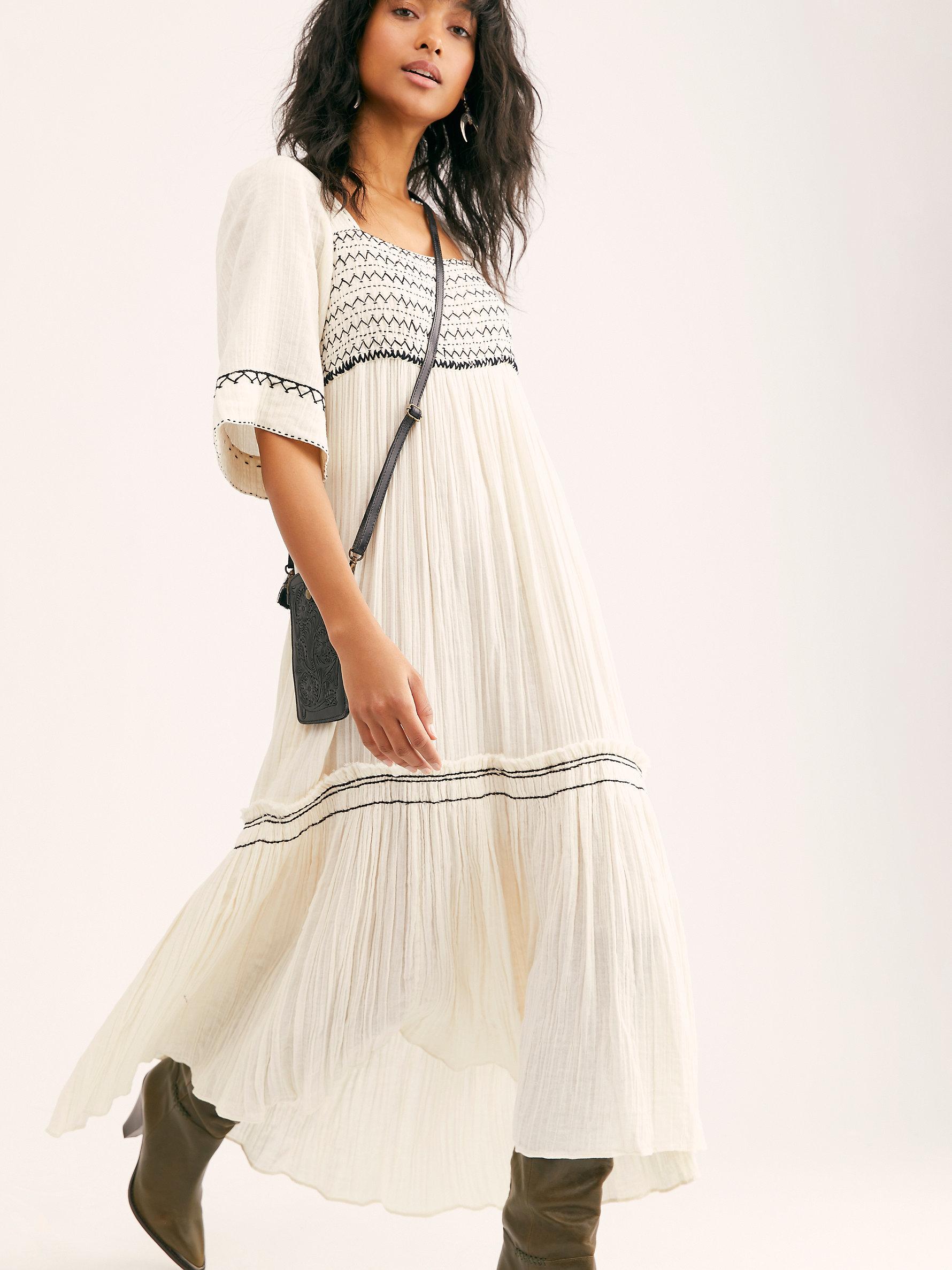 Cotton I'm The One Maxi Dress in Ivory 
