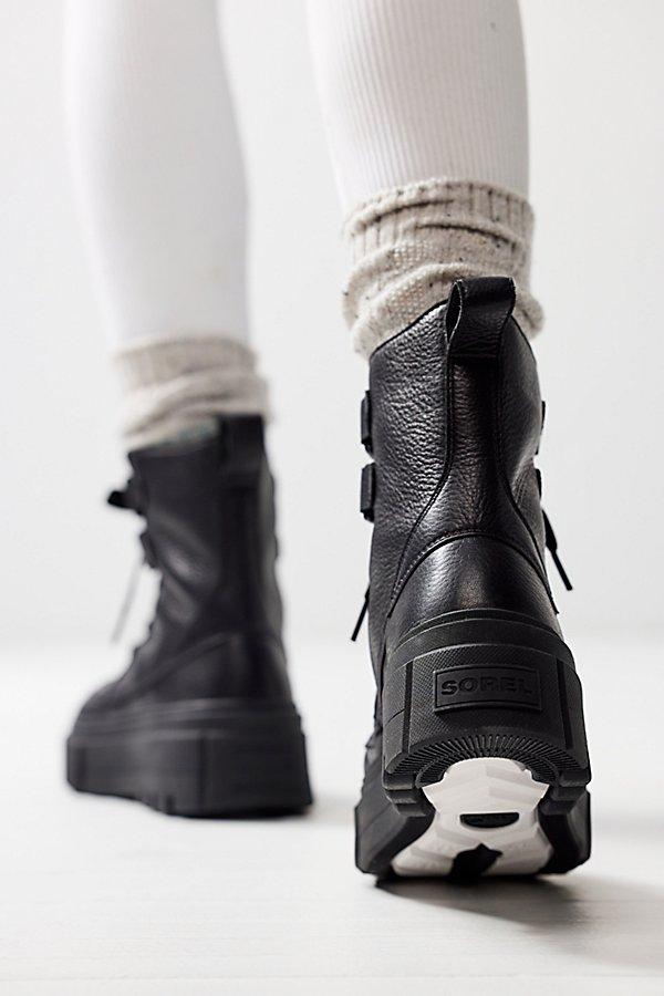 Caribou X leather lace-up boots in black - Sorel | Mytheresa