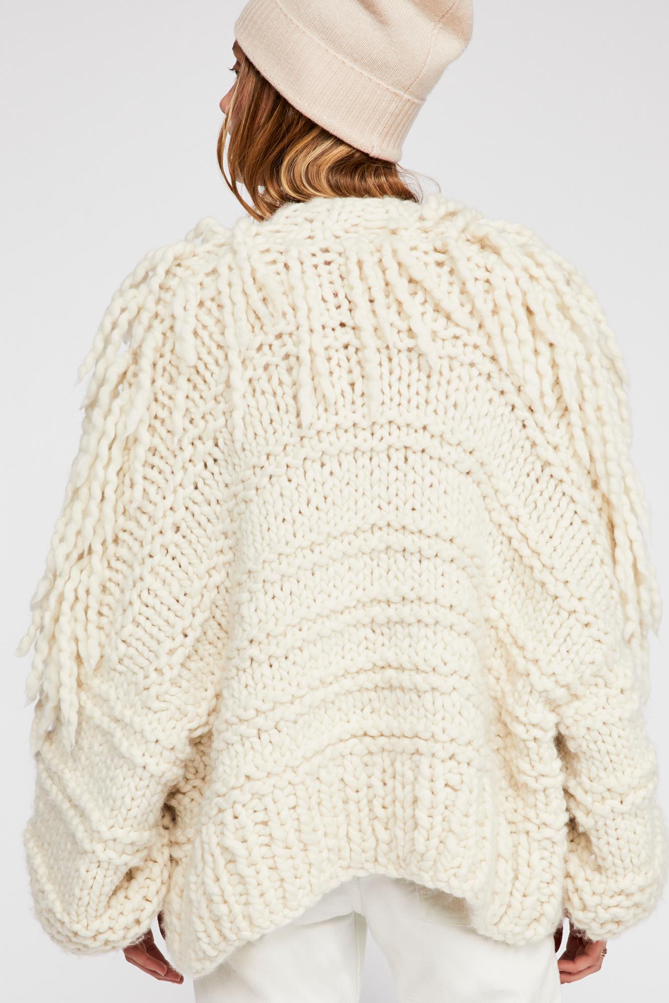free people fringe sweater