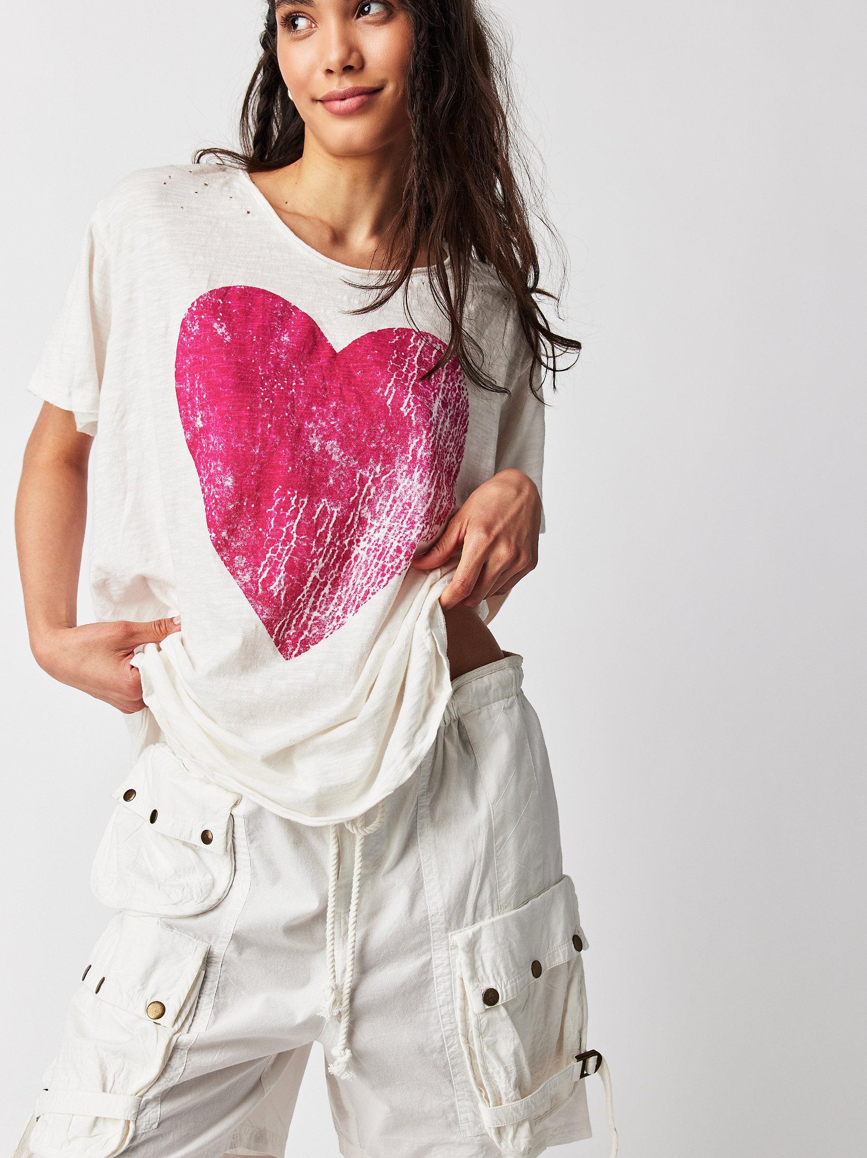 Free People Magnolia Pearl Love Is The Only Way Tee | Lyst