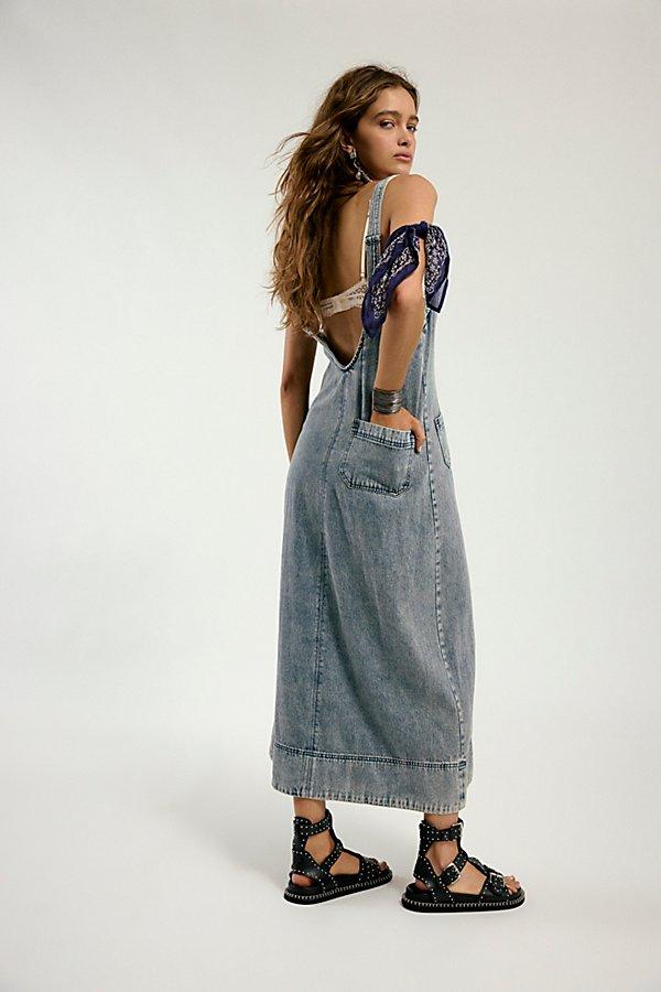 dex denim midi dress Free People Dex Denim Midi Dress at MarketFair Shoppes in Princeton, NJ