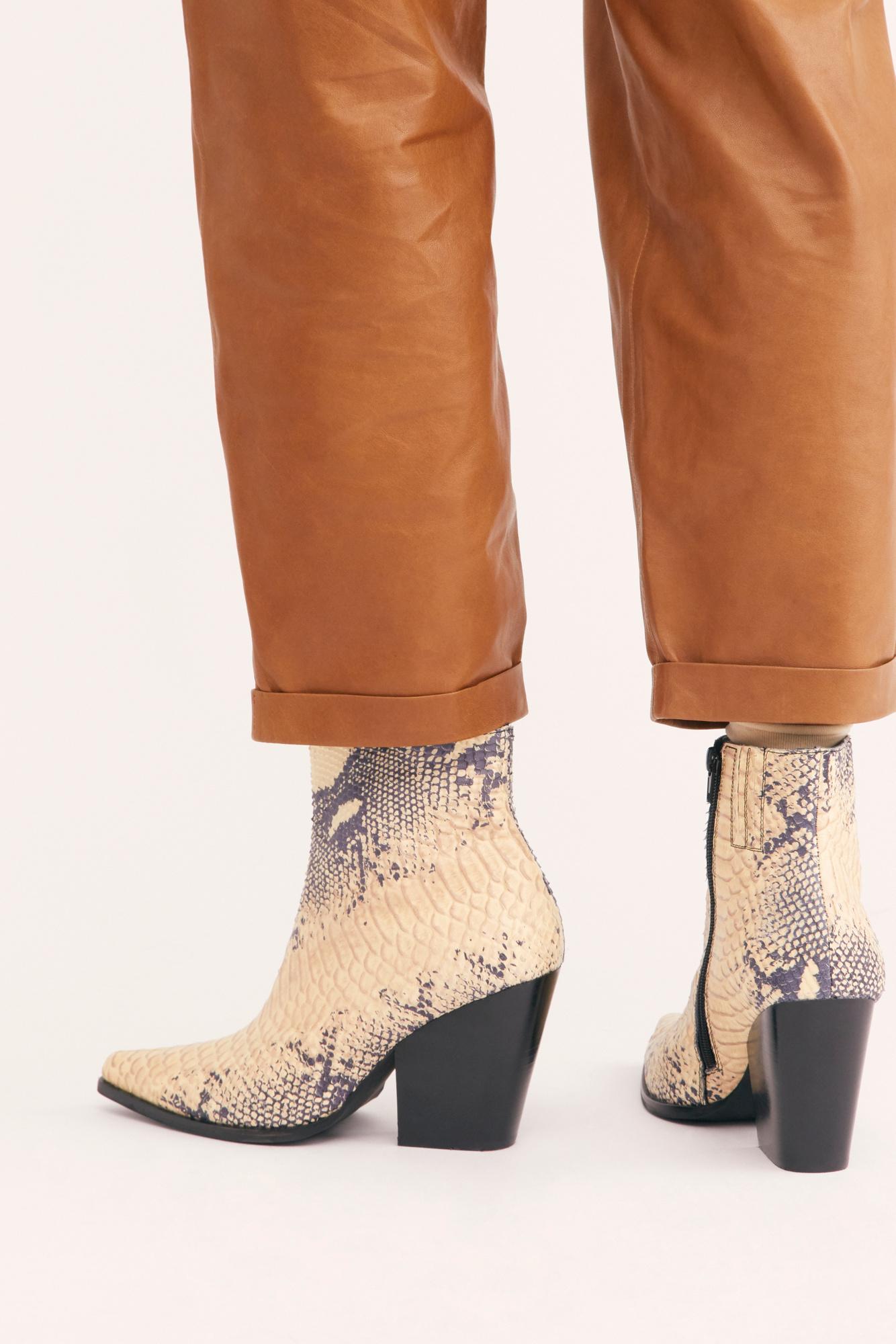 jeffrey campbell deep v ankle boot