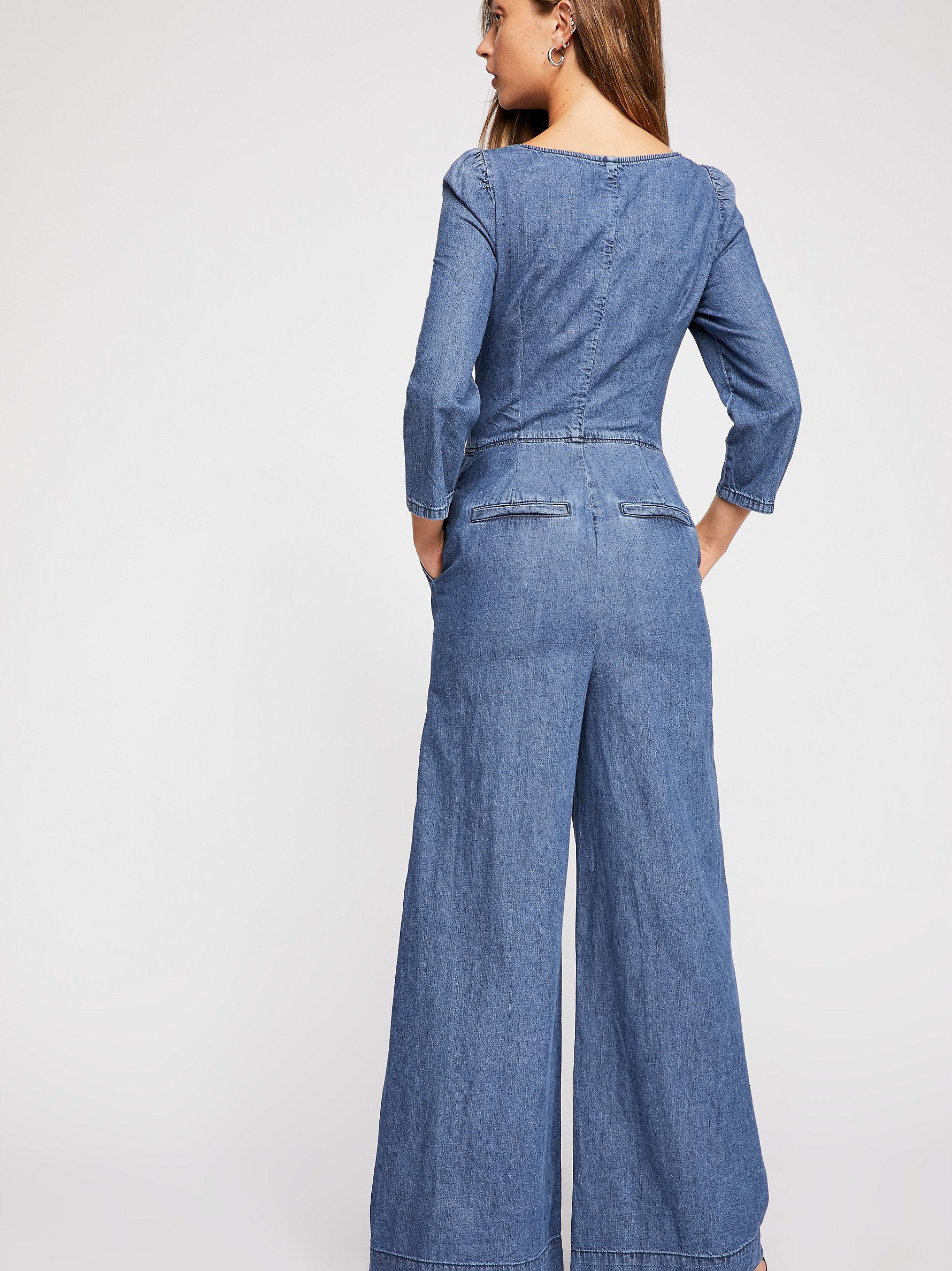 Free people purple best sale jumpsuit