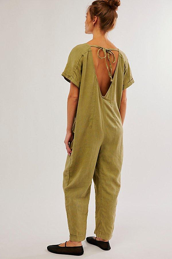 Free People Same Wave One-piece At In Cardamom Seed, Size