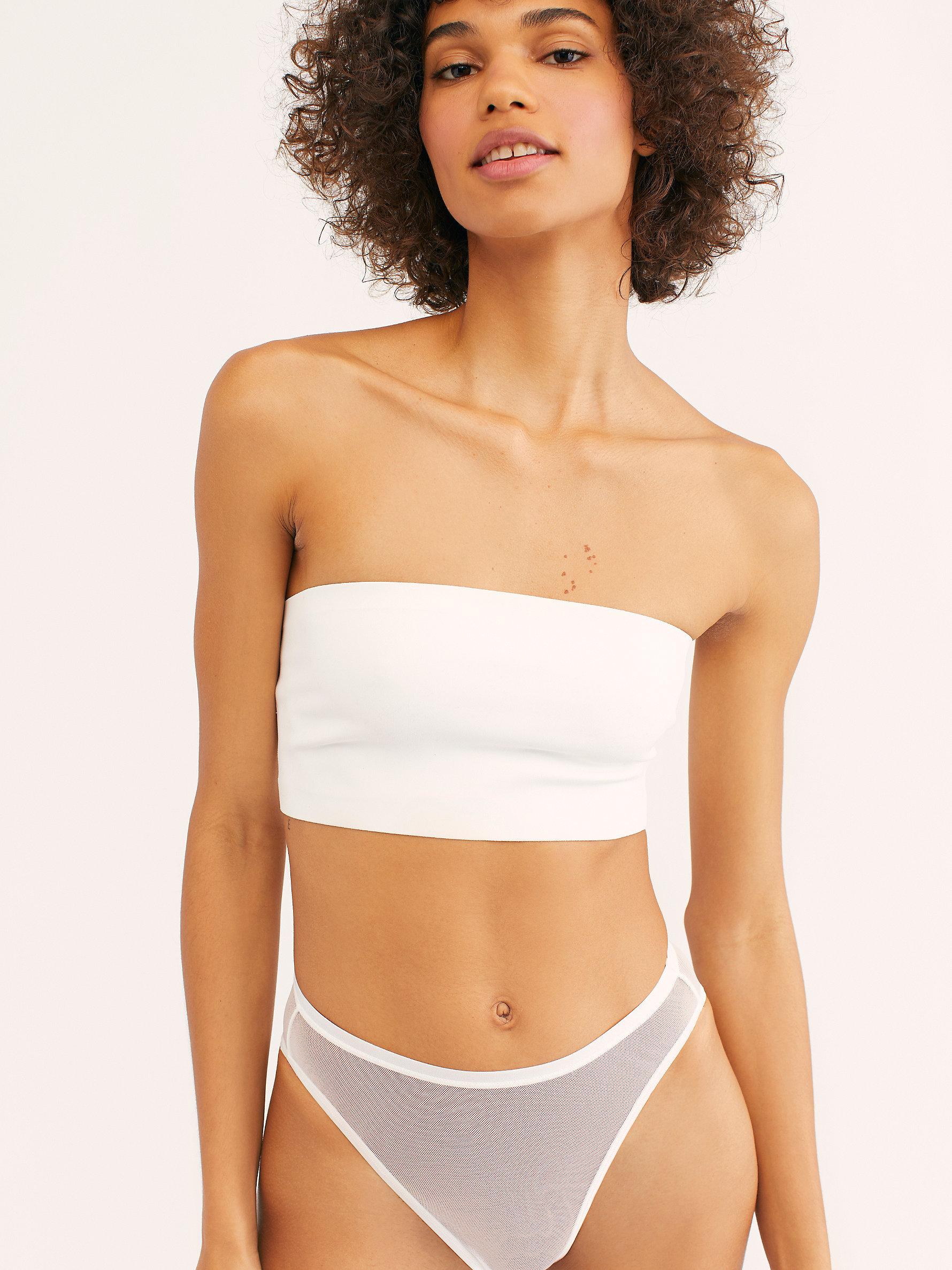Free People Synthetic Nina Neo Bandeau In Ivory White Lyst