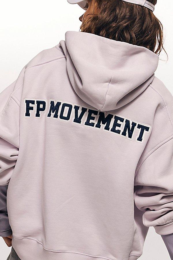 Fp Movement A Cut Above Embroidered Logo Hoodie in Natural Lyst
