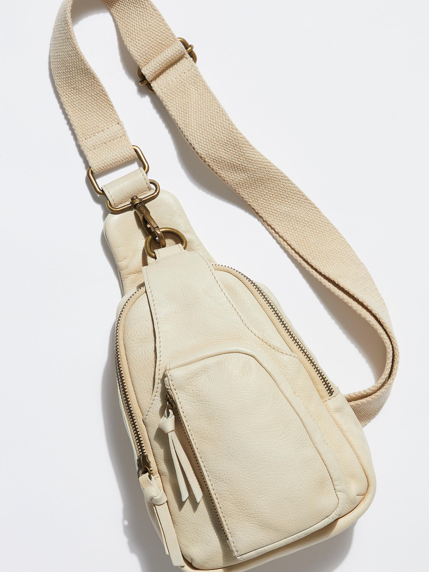 Hudson Pebbled Leather Sling Pack