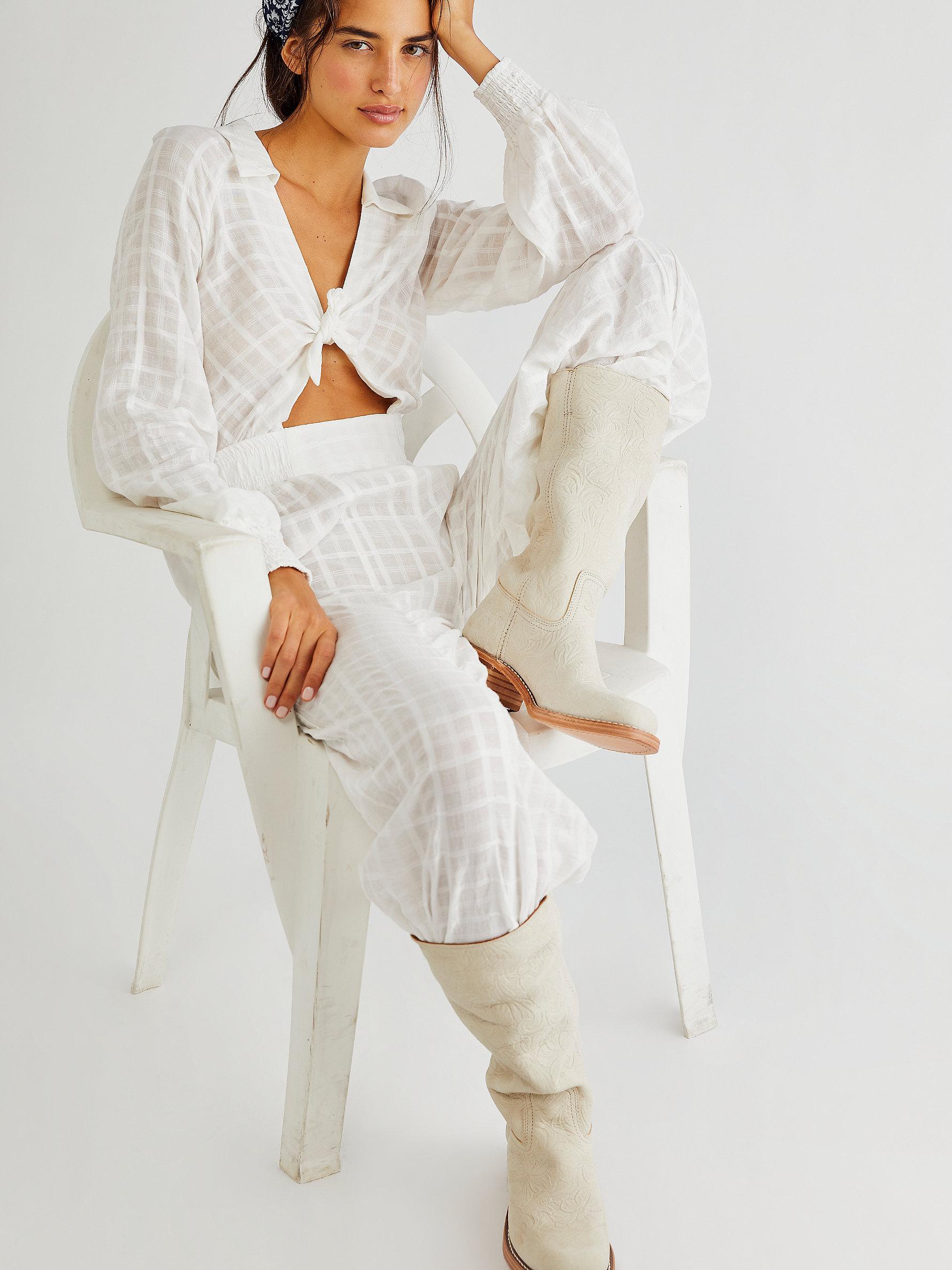 Free People Martha One Piece In Ivory White Lyst Free People Martha One Piece In Ivory White Lyst